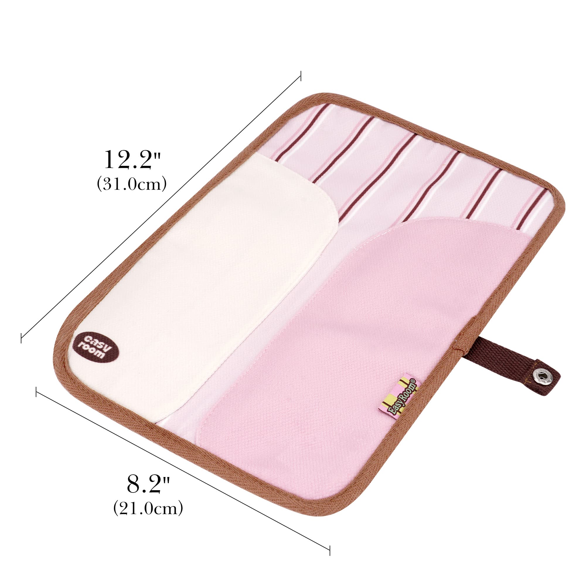 ReignSword Foldable Hair Tools Travel Bag, Portable Flat Iron Case for Travel and Home, Hot Tools Organizer for Hair Straighteners, Curling Irons, Flat Irons (Pink) - 1