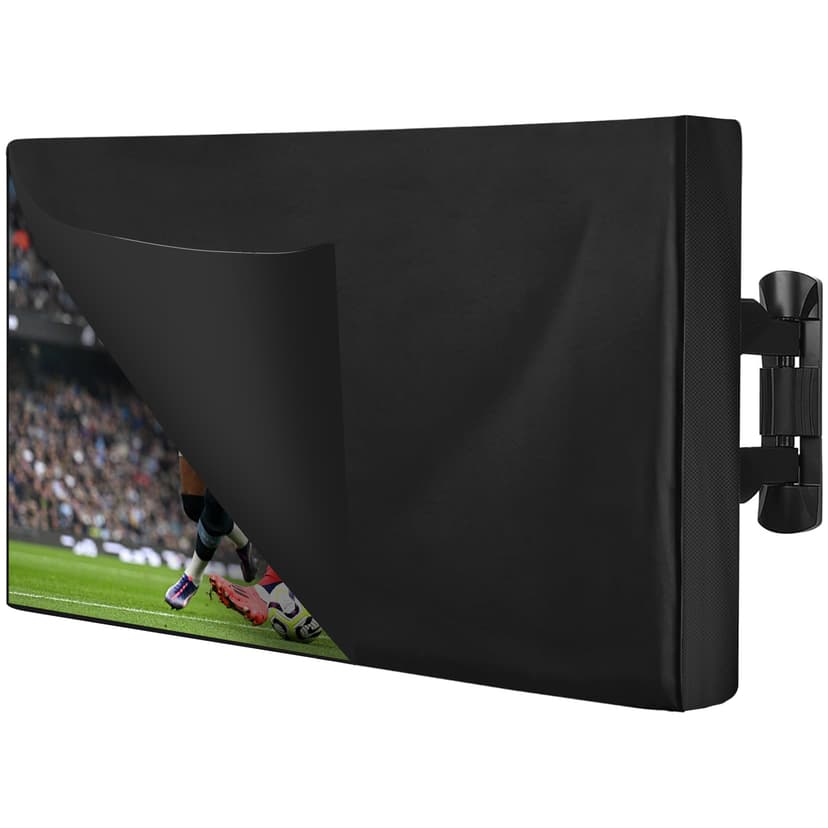 ReignSword Outdoor TV Cover 46-48 Inch, Weatherproof 600D TV Screen Protector with Remote Control Pocket, Outside Television Cover Compatible with LED, LCD, OLED TVs