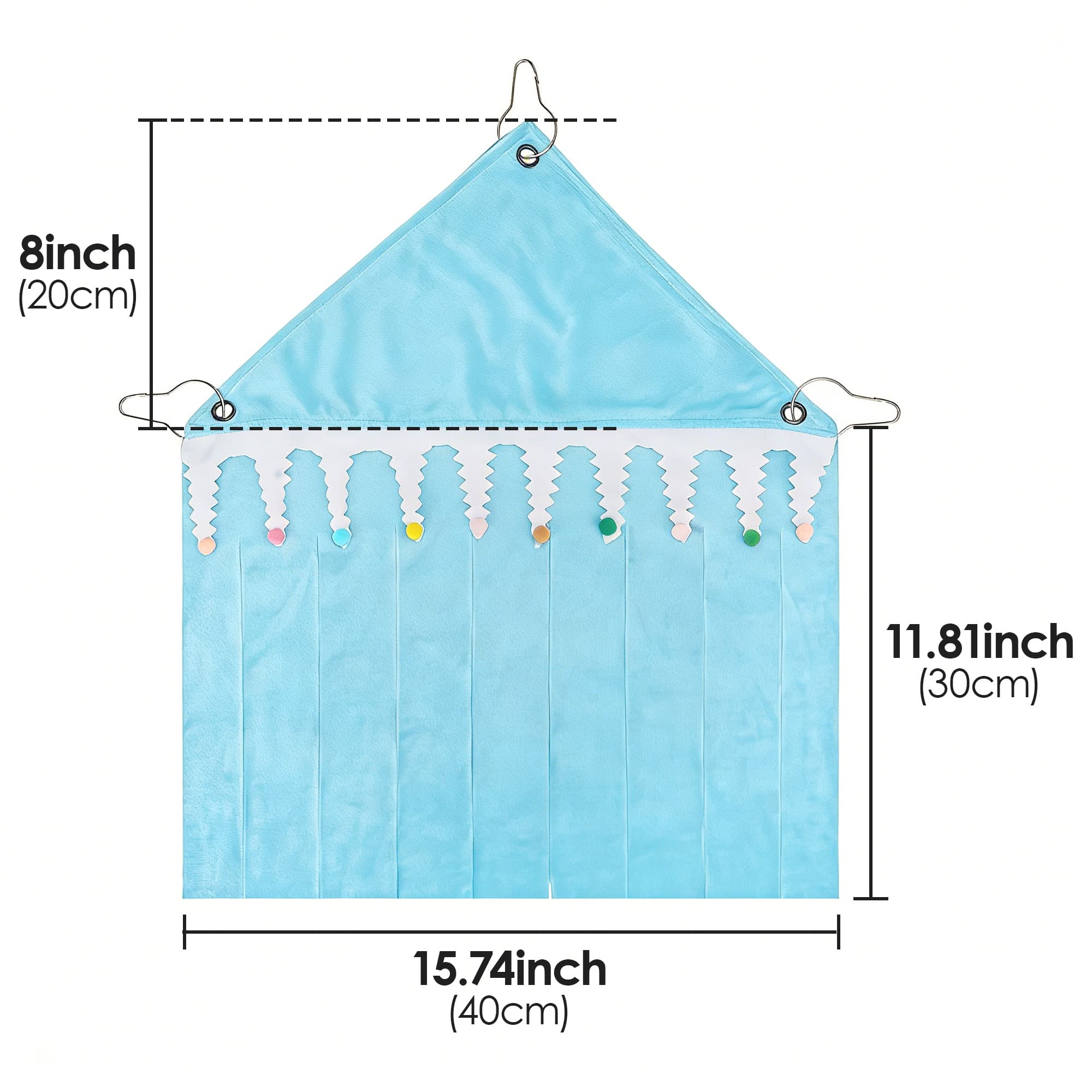 ReignSword Guinea Pig Corner Hideout, Triangular Small Animal Hideaway Hammock, Soft Cage Bed Accessories for Ferret, Hamster, Hedgehog, Chinchilla, Bunny (Blue) - 2
