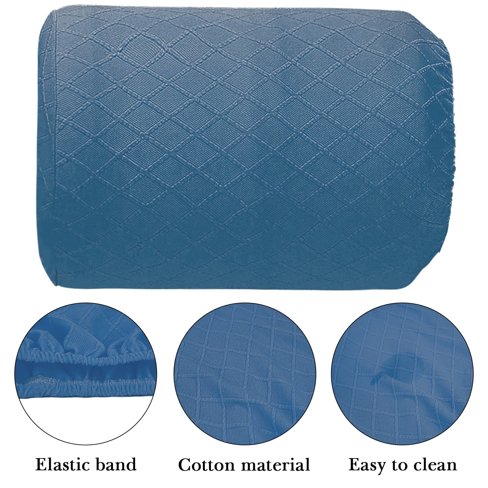 ReignSword Water Dispenser Barrel Cover for 5 Gallon Water Bottle, High Stretchy Water Dispenser Dust Cover, Reusable Furniture Covers Protector for Home or Office (Blue) - 2