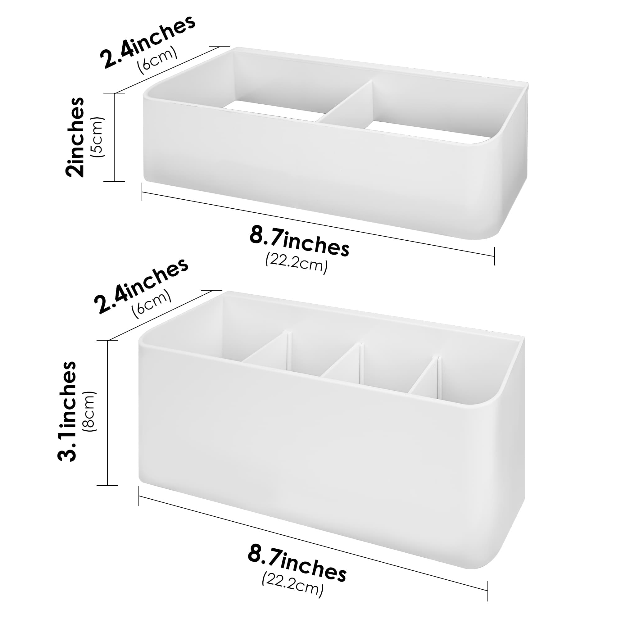 ReignSword Umbrella Holder for Indoor Holder, Wall Mounted Umbrella Stand with Drip Tray, Space Saving Umbrella Organize Rack (White) - 2