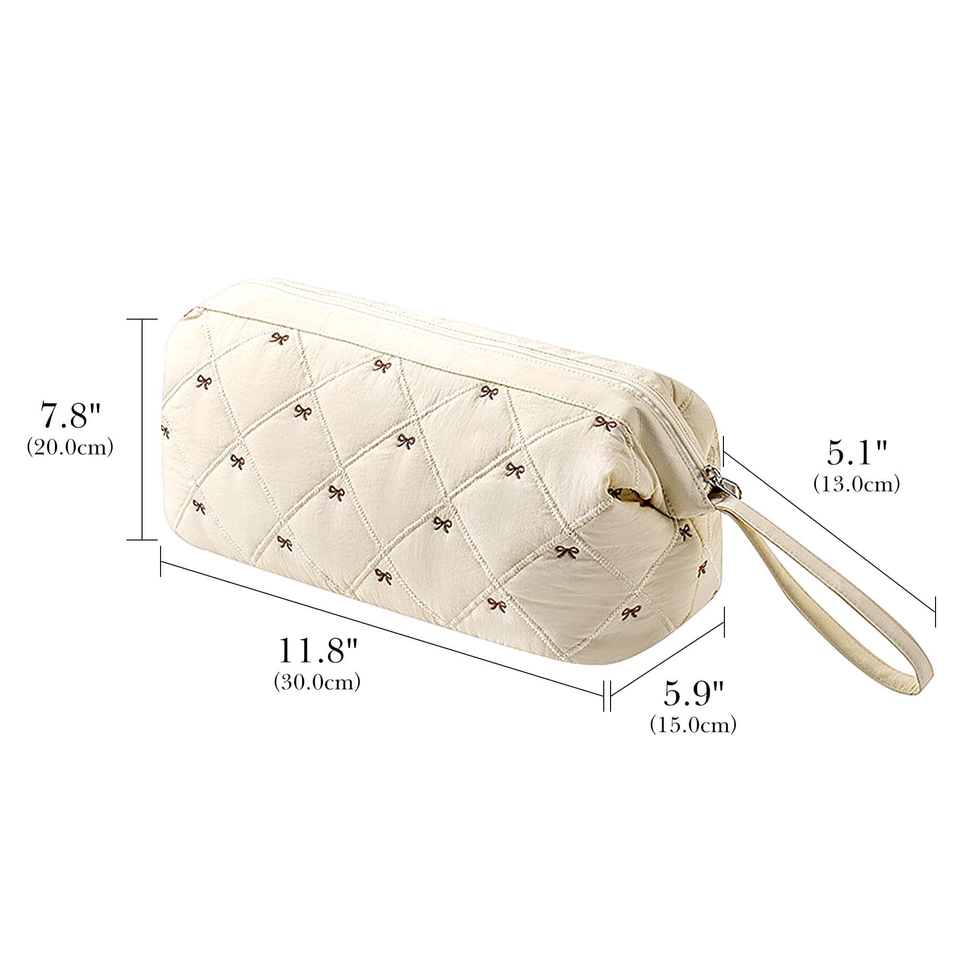 ReignSword Hair Tools Travel Bag Compatible with Shark FlexStyle, Dyson Airwrap, Revlon Hairdryer Case, Hair Styling Accessories Storage Waterproof Organizer (Beige) - 1
