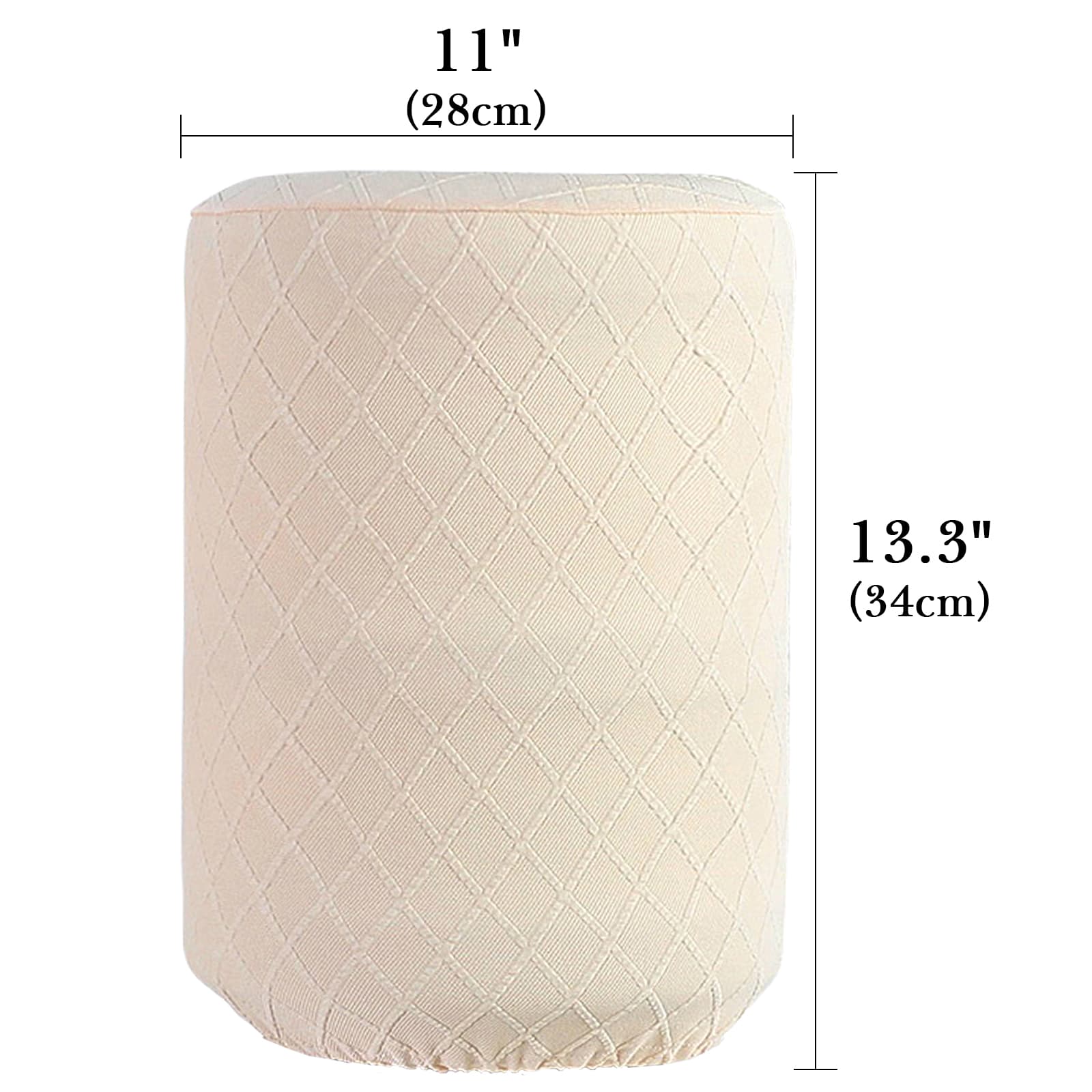 ReignSword Water Dispenser Barrel Cover for 5 Gallon Water Bottle, High Stretchy Water Dispenser Dust Cover, Reusable Furniture Cover Protector for Home or Office (Beige) - 1