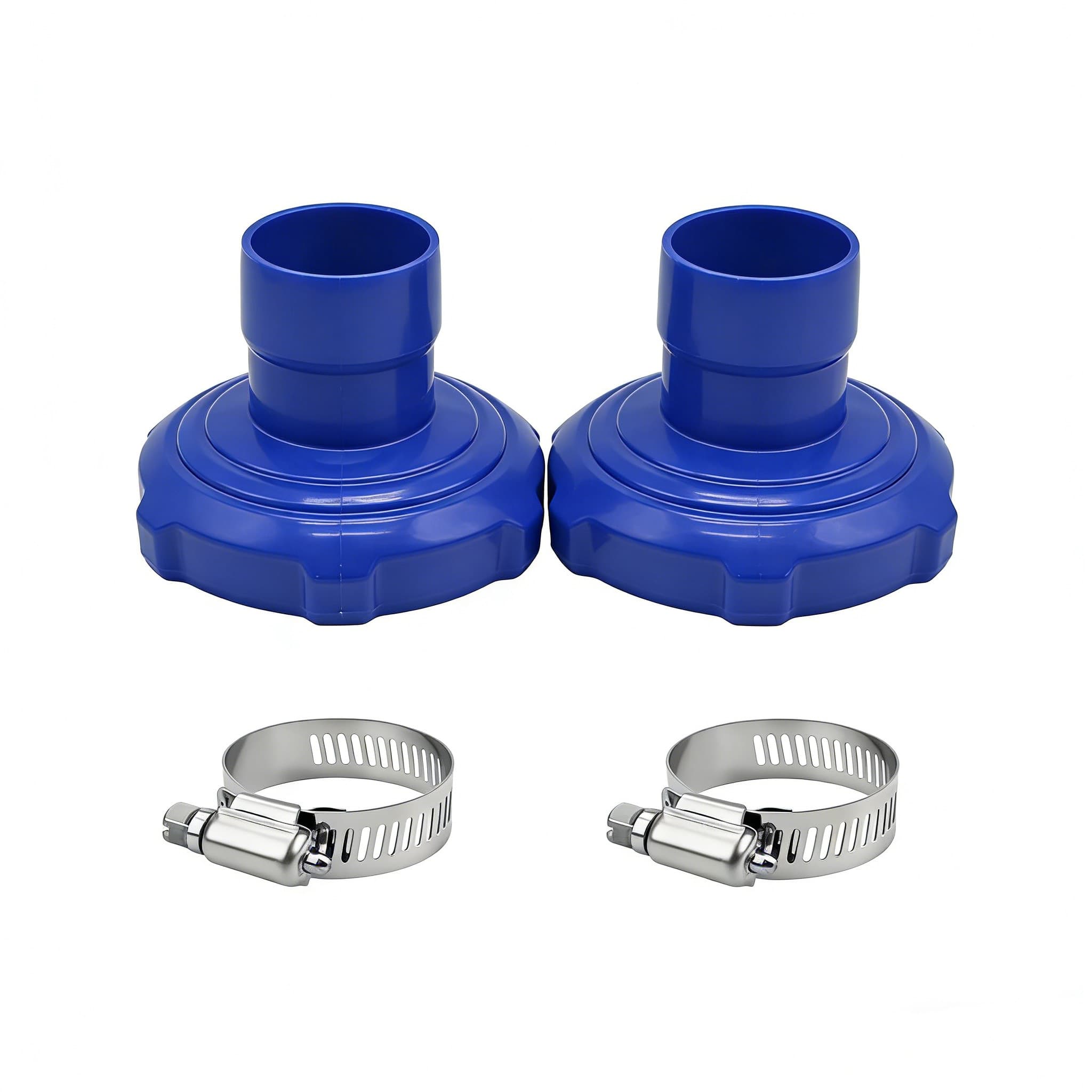 ReignSword 11238 Pool Skimmer Hose Adapter Replacement, Compatible with Intex Above Ground Pools, 1.5" Hose Connector with 3.15" Threaded Screw, Pool Skimmer Replacement Parts (2 Pack) - 1