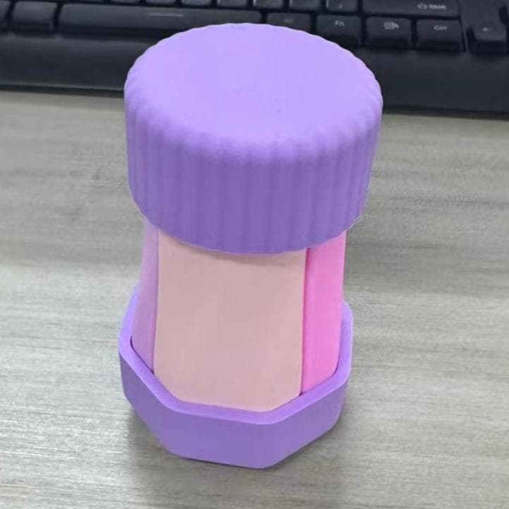ReignSword 4 in 1 Silicone Travel Bottles, 50ml Refillable Squeeze Containers for Toiletries, Leak-Proof Travel Dispenser for Shampoo, Conditioner, Lotion & Body Wash (Purple) - 6