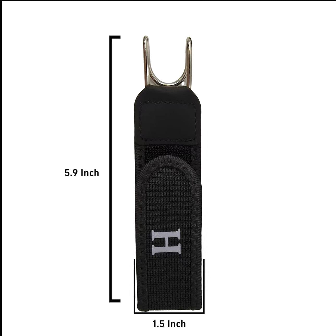 ReignSword 2 Pcs No Buckle Elastic Stretch Belt, Adjustable No Buckle Belts for Men and Women,  Invisible Buckleless Belts without Buttons for Jeans (Black) - 6