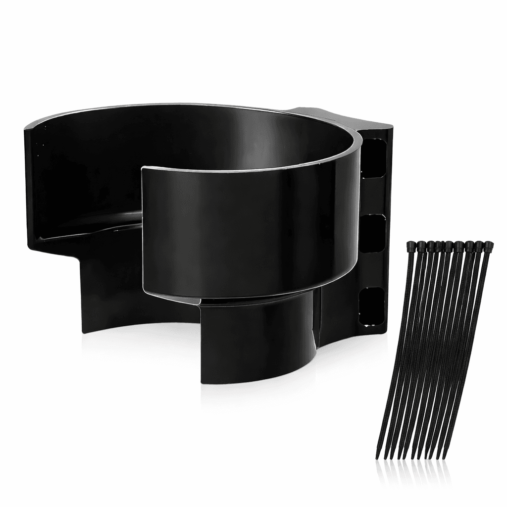 ReignSword 2 Pack Pool Plunger Valve Bracket, Above Ground Pool Hose Holder, Anti-Slip Pool Intake Hose Support, Compatible with Intex, Bestway, Coleman, Funsicle Pool Accessories (Black) - 7