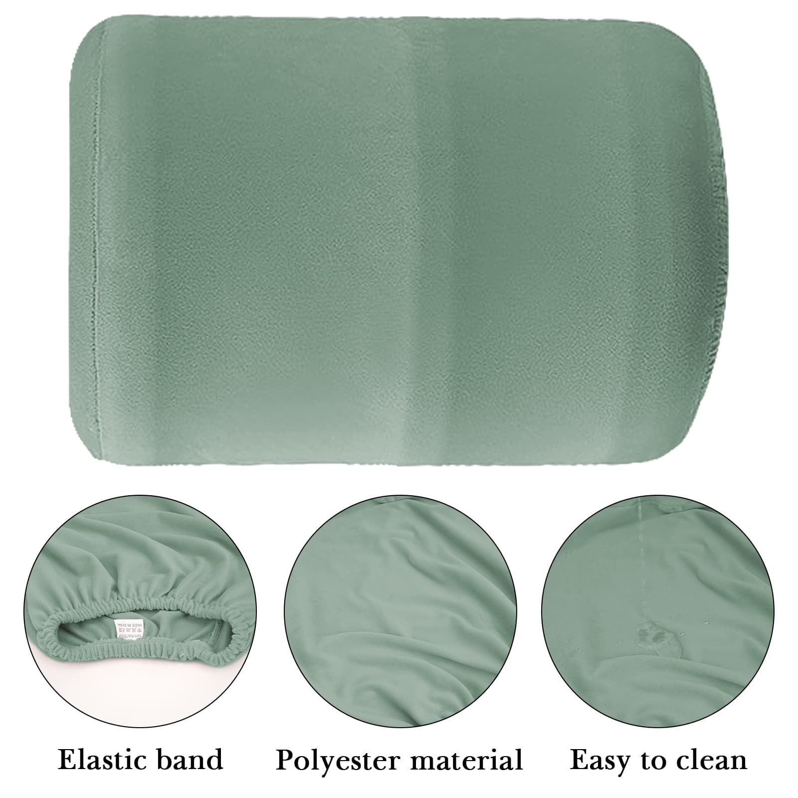 ReignSword Water Dispenser Barrel Cover for 5 Gallon Water Bottle, High Stretchy Water Bucket Cover Protector, Reusable Furniture Dust Covers for Home Office (Green) - 2