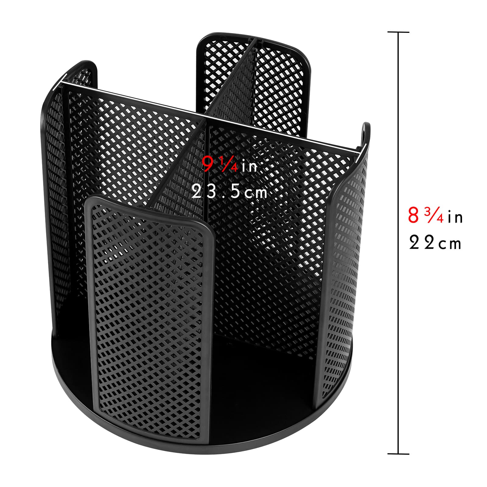 ReignSword 360 Degree Rotated Disposable Cup and Lid Organizer, Detachable Coffee Cup Dispenser, Paper Water Cup Holder for Cafe Home Kitchen Living Room (Black) - 1