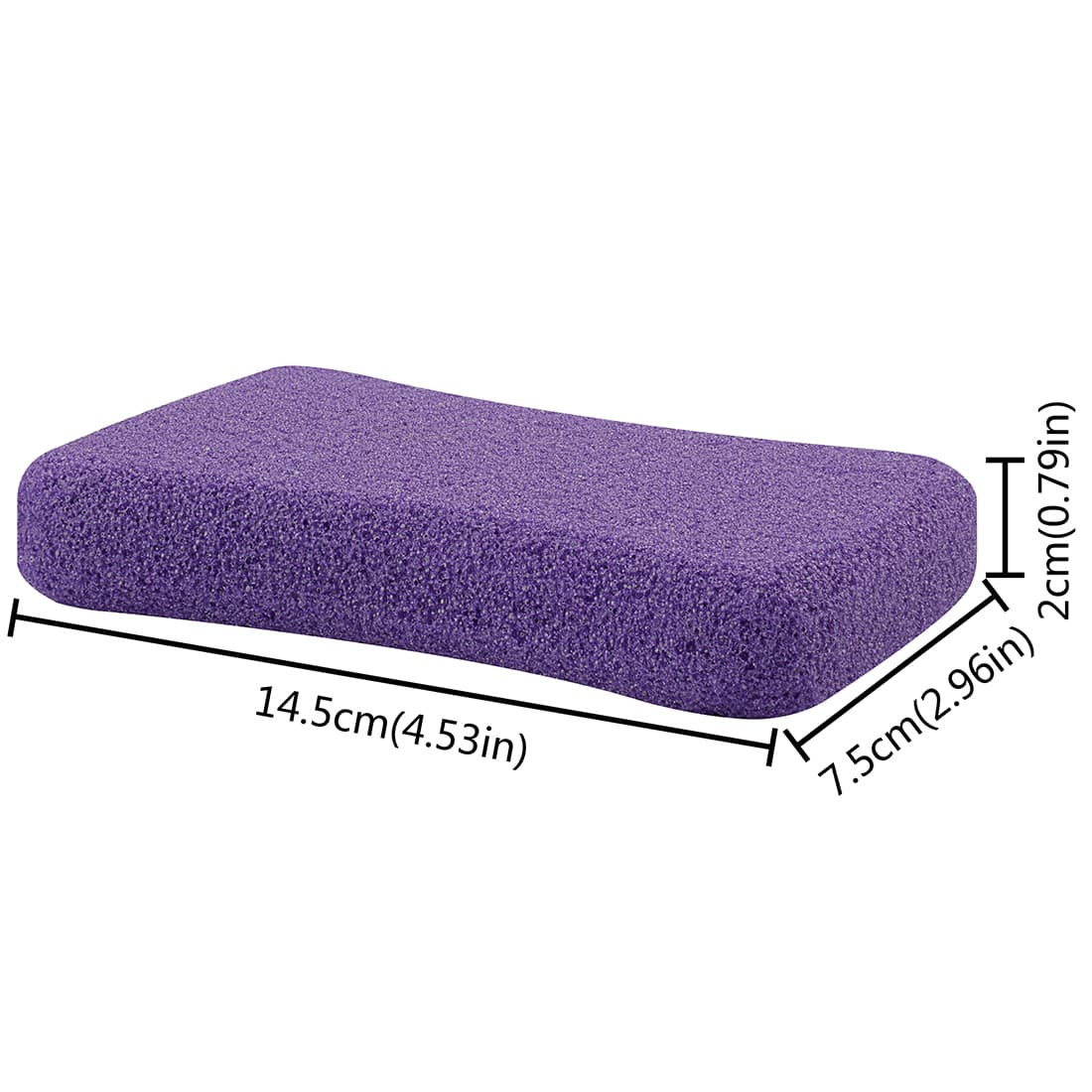 ReignSword 4 Pack Foot Pumice Stone for Callus Removal, Foot Scrubber Dead Skin Exfoliation Foot File Pedicure Tools for Wet and Dry Feet - 3