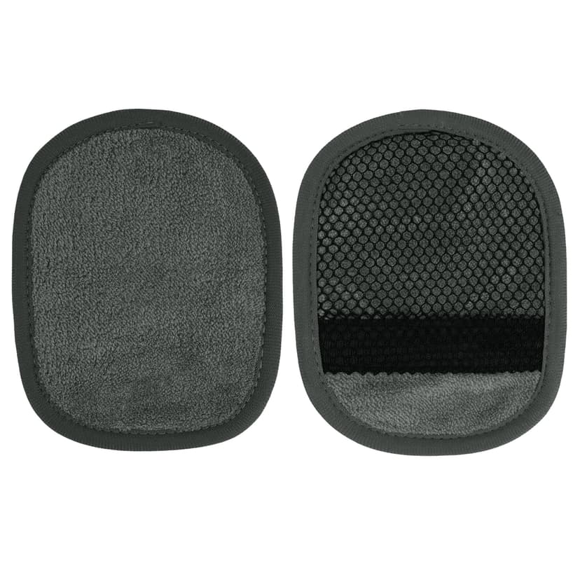 ReignSword 2 Pack Velvet Soap Bag, Foaming and Drying The Soap, Shower Bar Soap Pouch Scrubber for Boys & Girls (Grey)