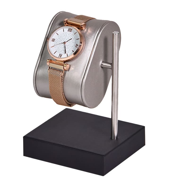 ReignSword Adjustable Watch Display Stand Holder, Wrist Watch Display Organizer Holder for Men and Women (Grey) - 6