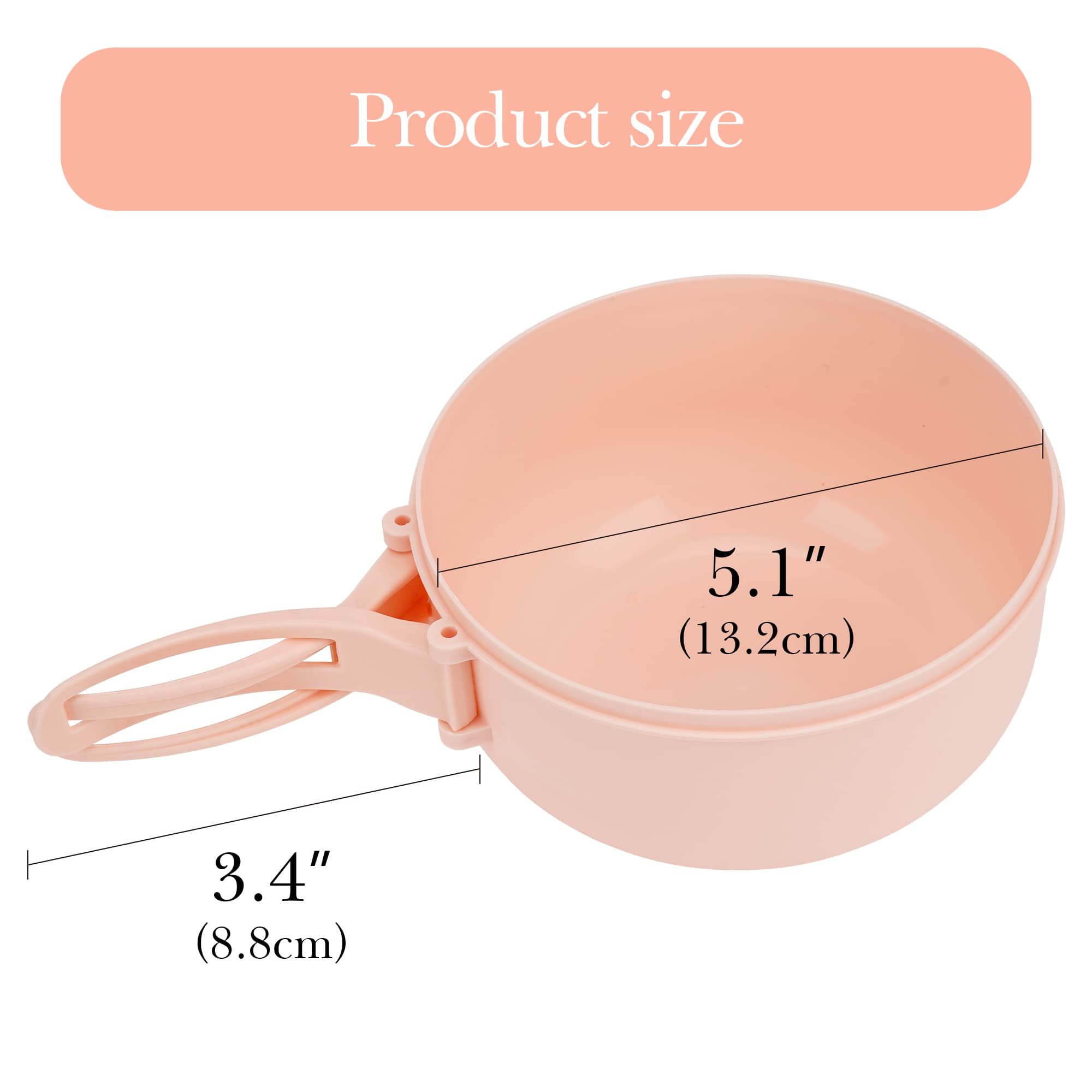 ReignSword Multipurpose Drain Basket with Lid, 2 in 1 Draining and Preservation Basket, Fruit Drainer Container with Fine Holes and Handle for Refrigerator, Kitchen Sink (Pink) - 1