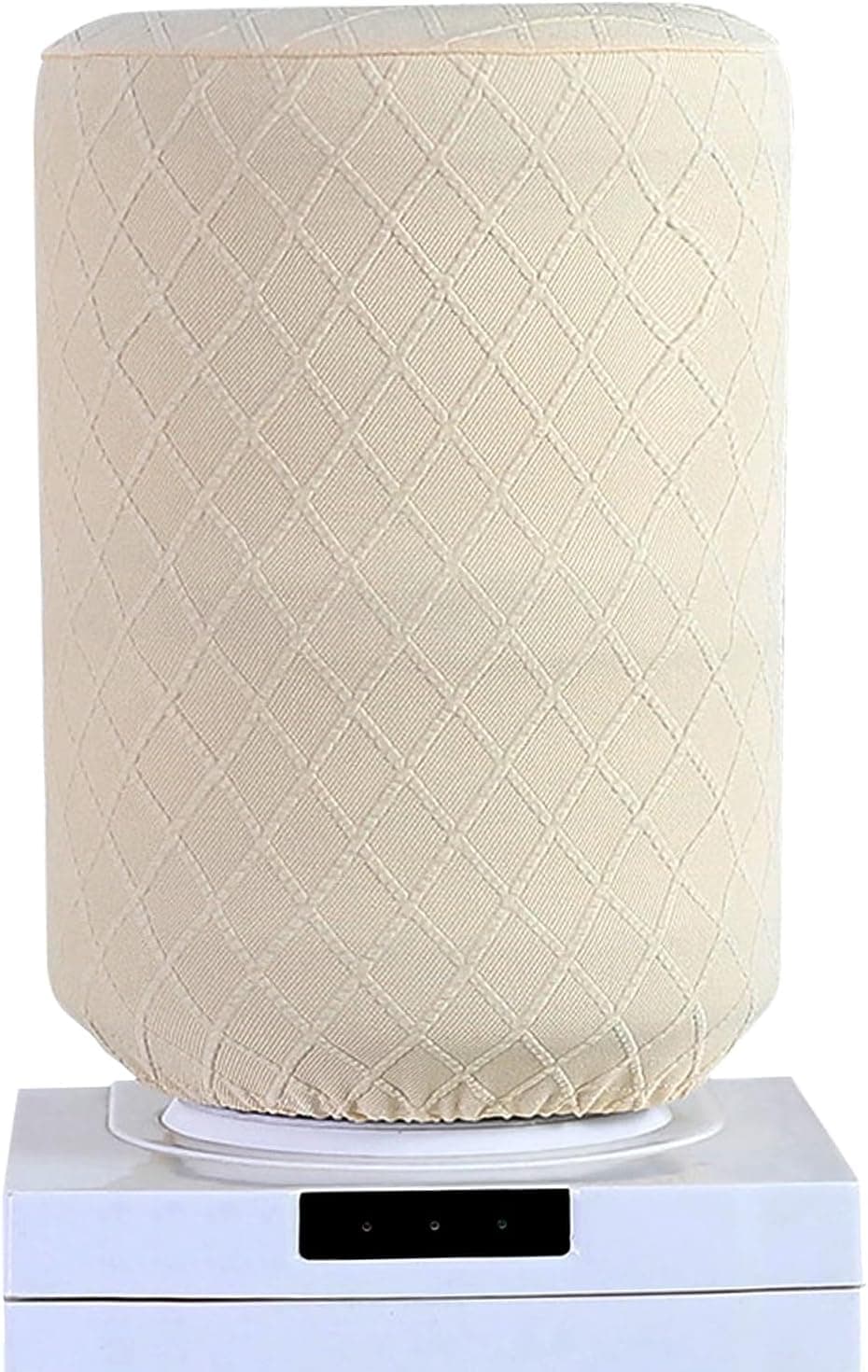 ReignSword Water Dispenser Barrel Cover for 5 Gallon Water Bottle, High Stretchy Water Dispenser Dust Cover, Reusable Furniture Cover Protector for Home or Office (Beige) - 6