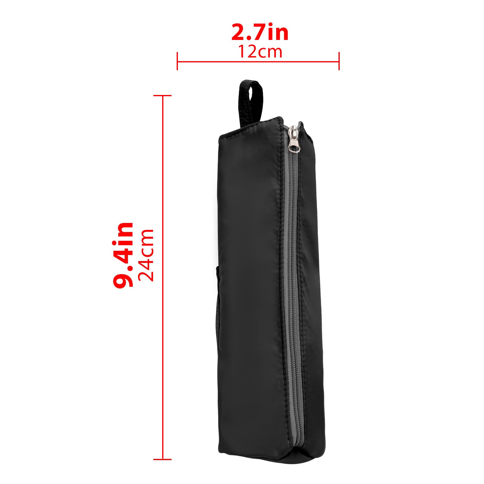 ReignSword Hair Tools Travel Bag, Heat Resistant Hot Iron Holder, Portable Hot Iron Mat for Curling Iron, Flat Iron, Hair Straightener (Black) - 1