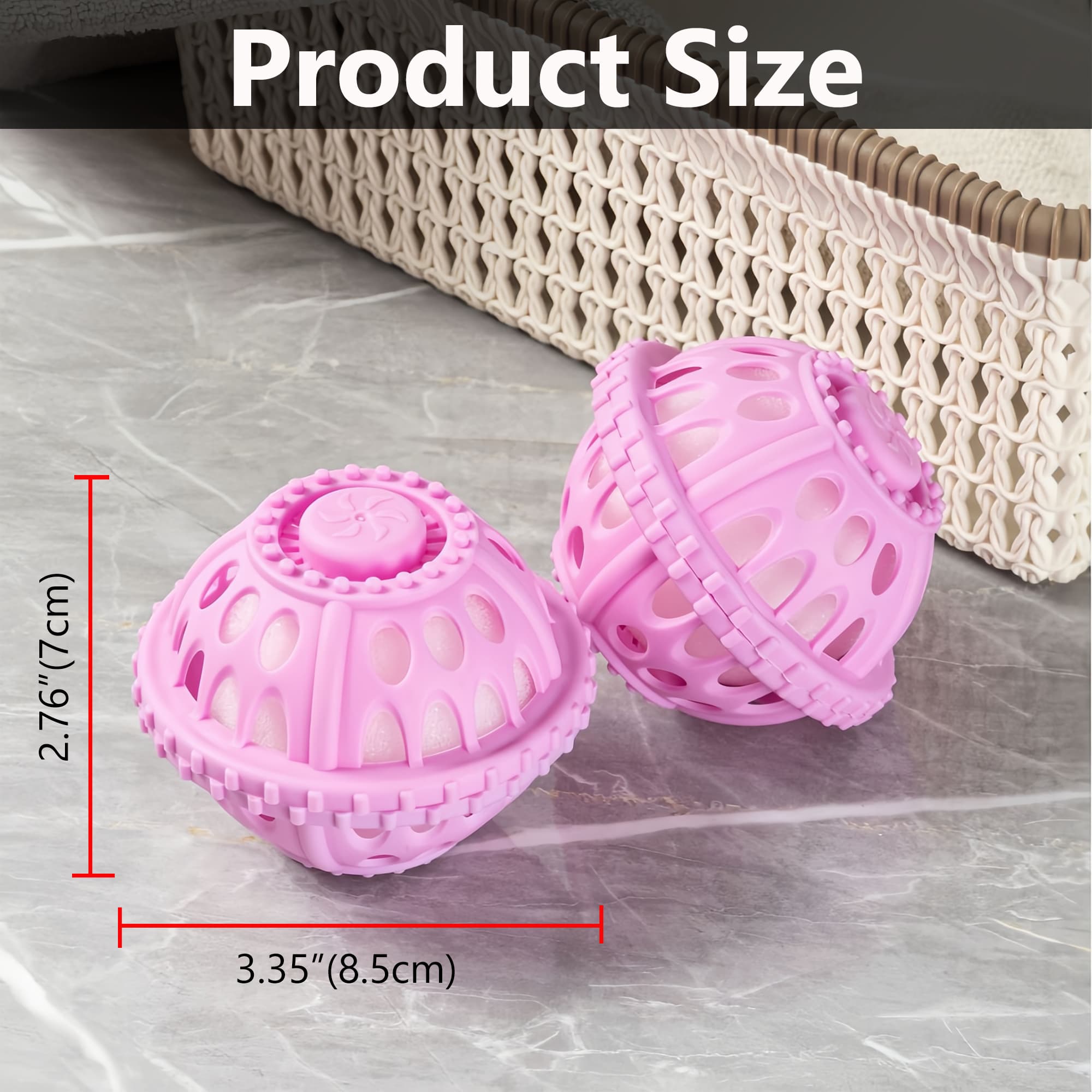 ReignSword 4 Pack Pet Hair Remover for Laundry, Anti-Entanglement Reusable Floating Dog Cat Fur Dryer Catcher Balls for Washing Machine, Lint Trap Cleaner & Pet Hair Lint Catcher for Clothes - 1