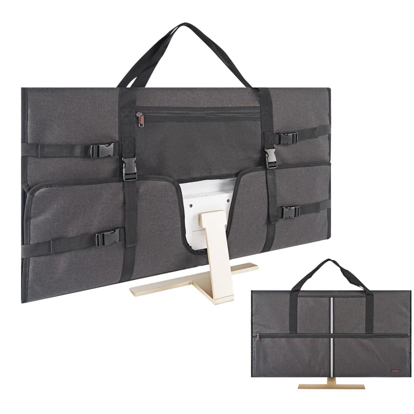 Kingshion Travel Carrying Bag Compatible with 32" All-in-One Desktop Computer and 32" Monitor  (Dark Grey)