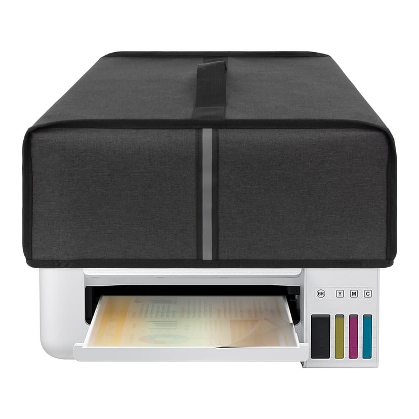 Kingshion Printer Dust Cover, Splash-Proof Fabric Easy to Clean & Storage, Compatible with Epson EcoTank ET-2800/ET-2850 Wireless Color All-in-One Cartridge-Free Supertank Printer - Dark Grey
