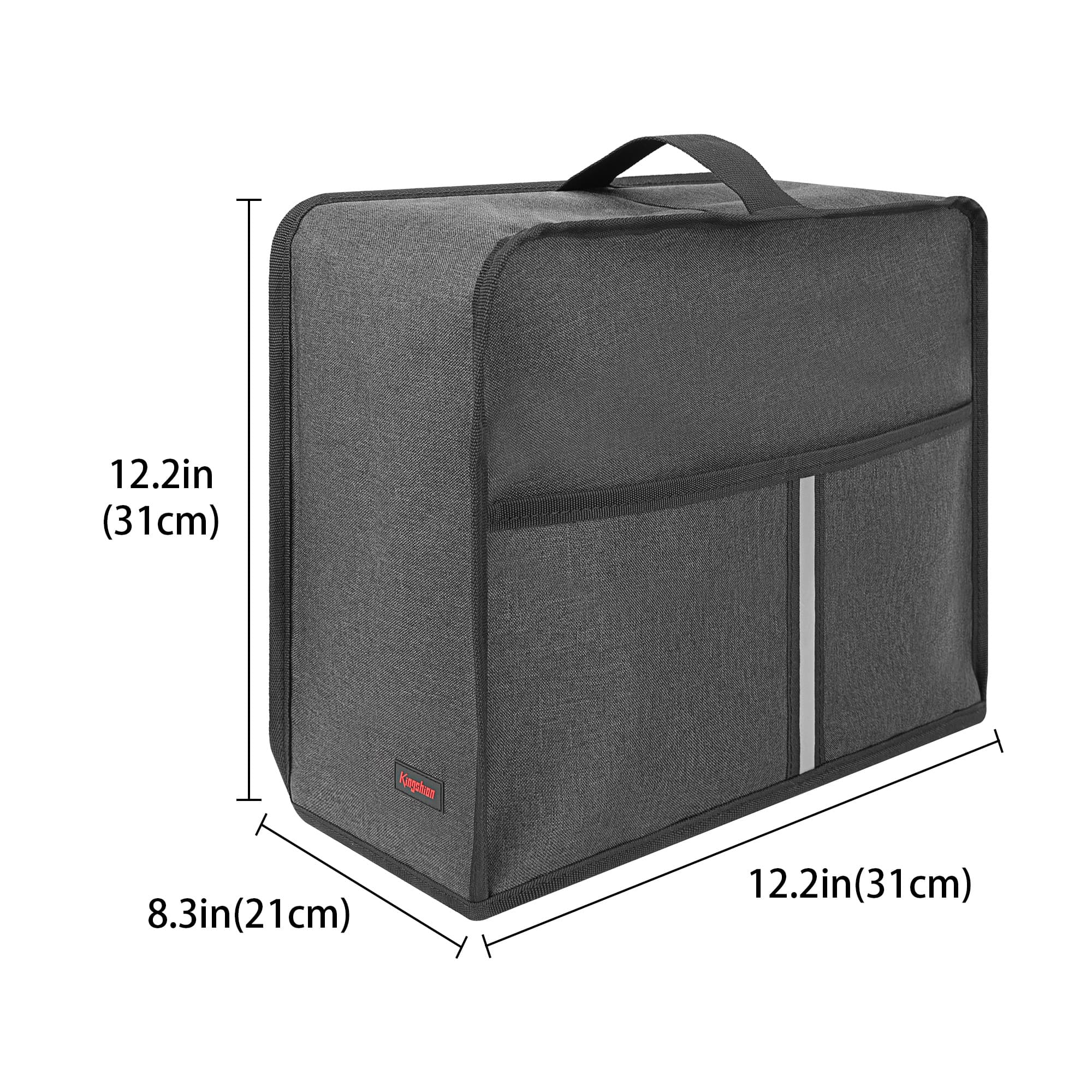 Kingshion Dust Cover Compatible with Nespresso Vertuo Coffee and Espresso Maker by Breville,The Pearl Cotton Inside Enhances  Protection of The Machine -Dark Grey - 2