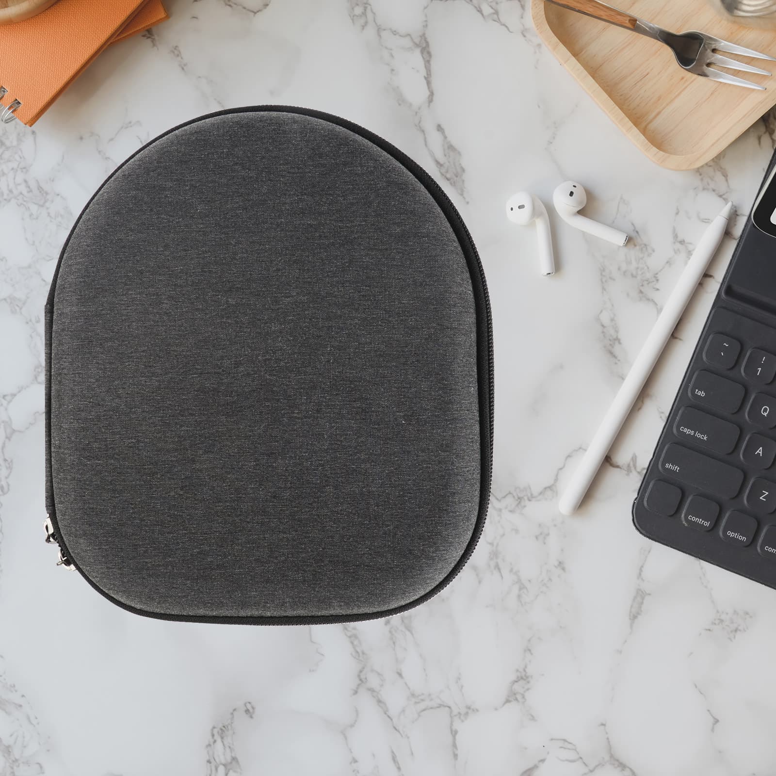 Kingshion Hard Headphone Case Compatible with Sony WH-1000XM5, WH-1000XM4, WH-1000XM3, WH-1000XM2 Travel Carrying Bag for WH-CH710N, WH-CH700N, WH-XB900N, WH-XB910N (Dark Grey) - 7
