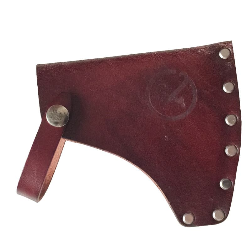JANKOW Axe Head Sheath, Durable Camp Axe Case Blade Cover, Leather Holster, Hatchet Cover, Sheath Cover for 3.54 inches - 3.93 inches Belt