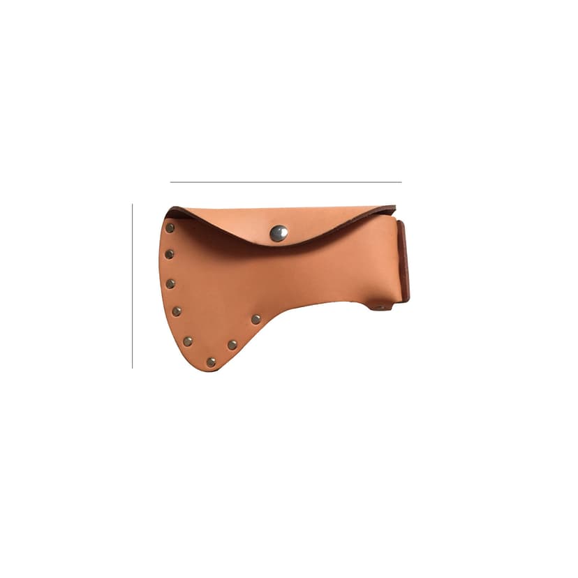 JANKOW Axe Head Sheath, Durable Camp Axe Case Blade Cover, Leather Holster, Hatchet Cover, Sheath Cover for 4.13 inches - 4.72 inches Belt