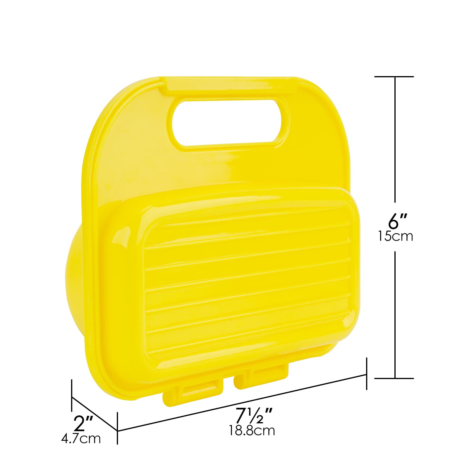 JANKOW Egg poacher, Microwave in Minutes, BPA Free for Quick and Healthy Breakfast, Microwave Egg Cooker, Microwave Maker for 2 Eggs, Dishwasher safe(yellow) - 1