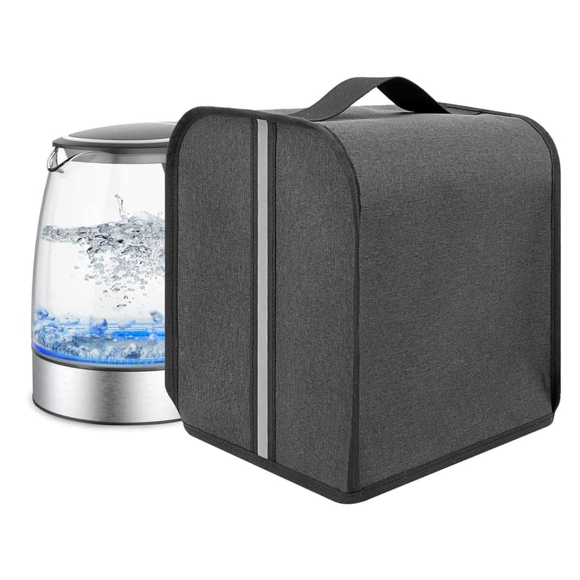 Electric Water Kettle Protective Cover, Water Splash Proof Dustproof Cover with Handle for Electric Tea Pot Boiler, Fit 1.5 / 1.7L Kettle