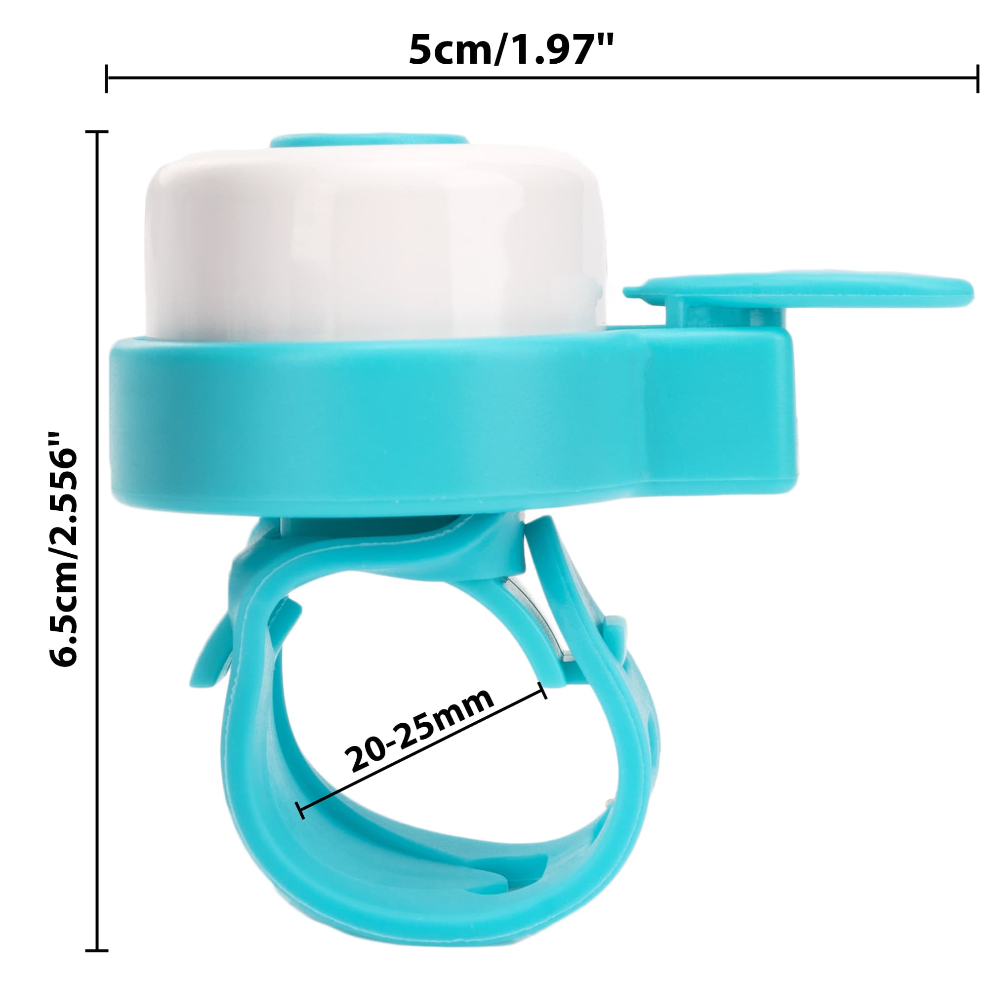 RidingRush Kids Bike Bell – Silicone Strap Bicycle Bell for Boys & Girls, Easy Install, Adjustable Ring for Child Bike Handlebar, Ideal for Toddler Scooters and Bikes - 2