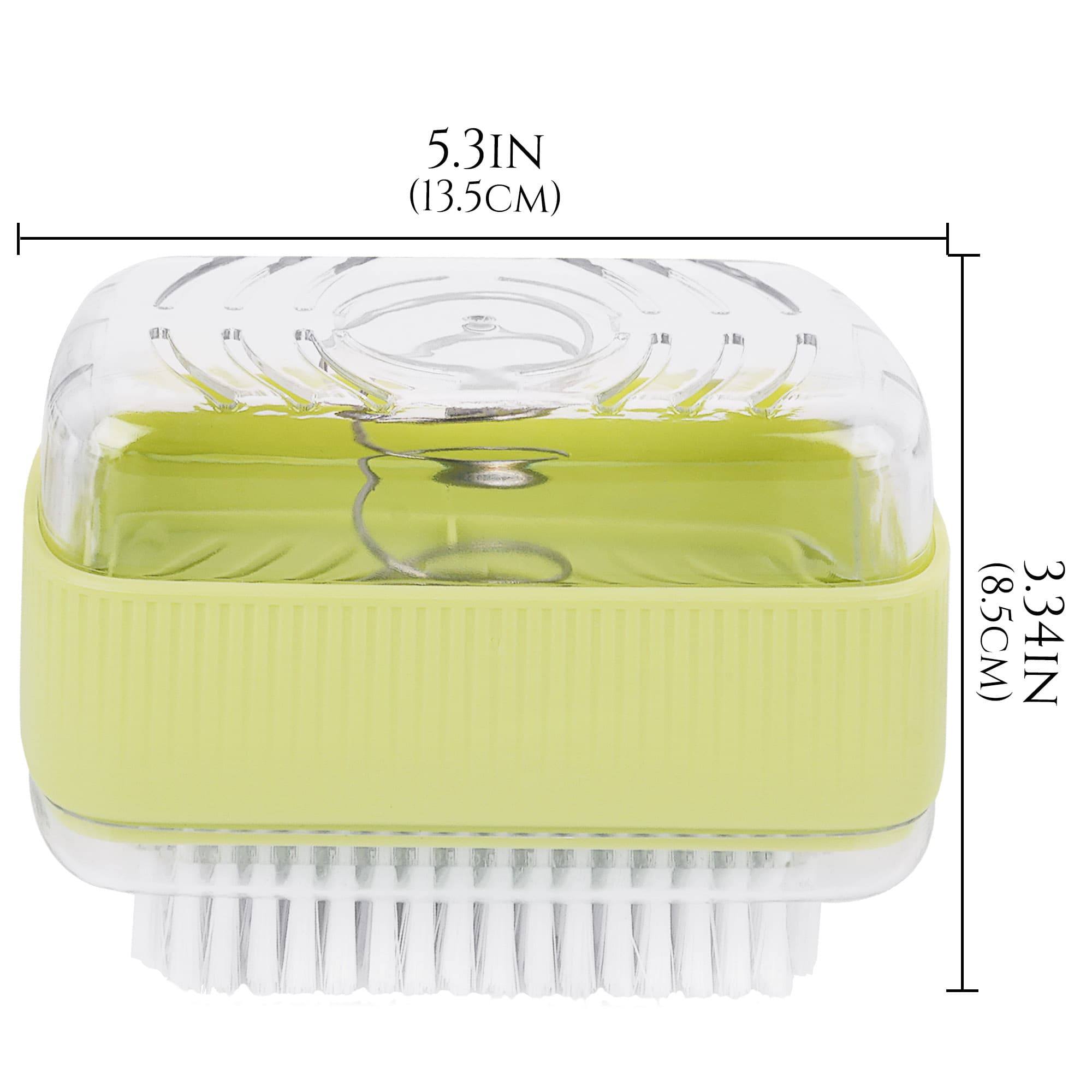 JANKOW Foaming Soap Box, Multifunctional Soap Boxs, Clothes Cleaning Brush Soaps Dispenser Foaming Box, Reusable Scrubbing Brush Soaps Organizatier for Home Laundry (Green) - 1