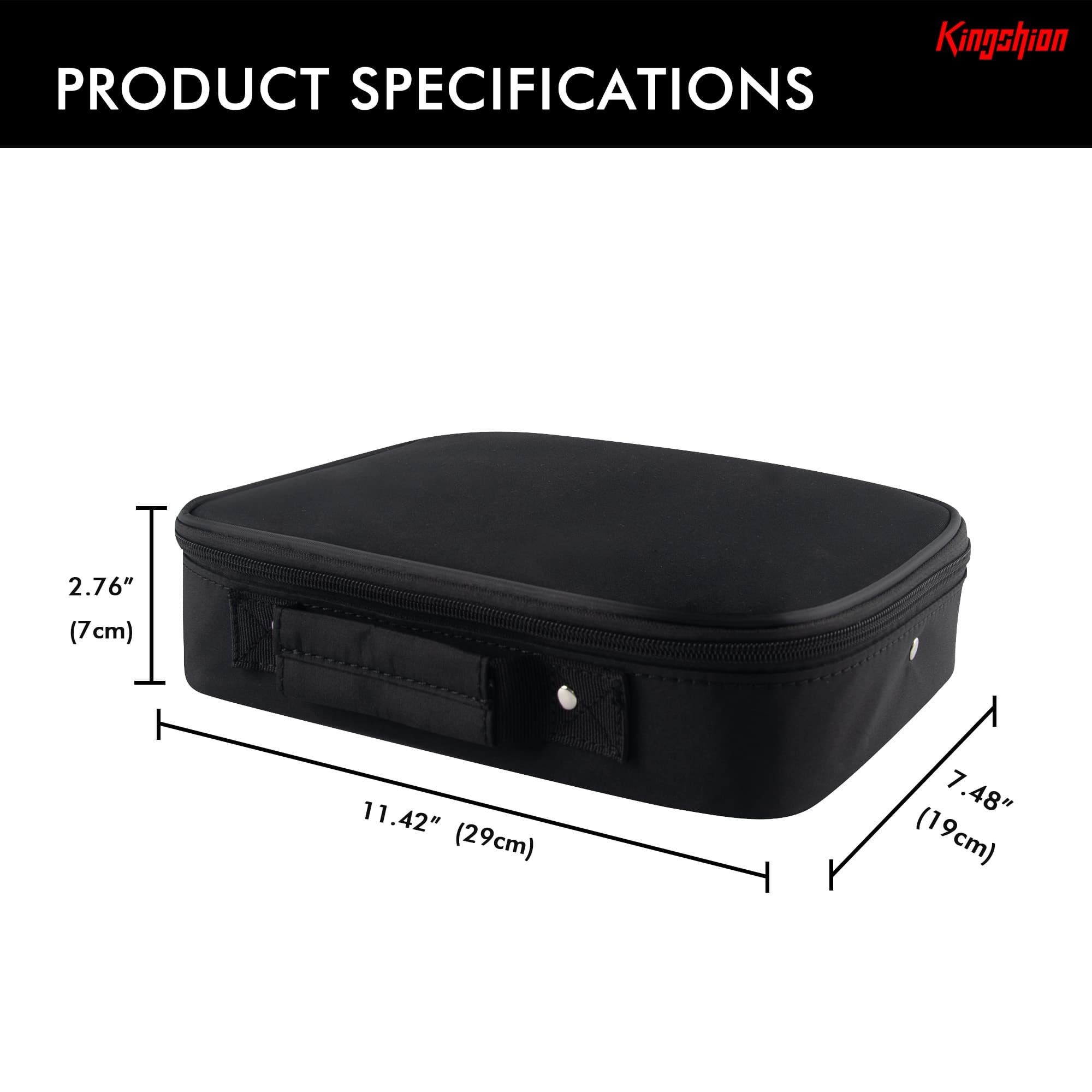 Professional Hair Clipper Case – 11" x 7" Barber Tool Bag & Hairdressing Organizer for Scissors and Supplies - 1