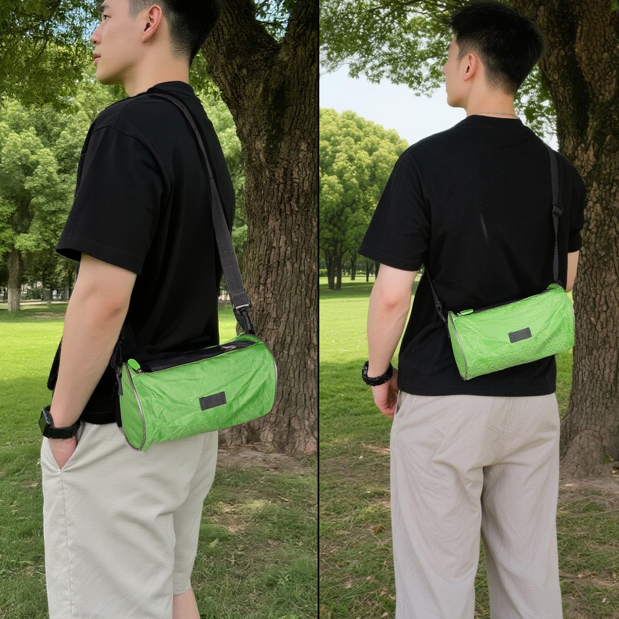 RidingRush Bike Handlebar Bag with Touchscreen, Waterproof Bicycle Front Bag for Phone Storage, Compact Handlebar Pouch for Road, Mountain & Electric Bikes - 4