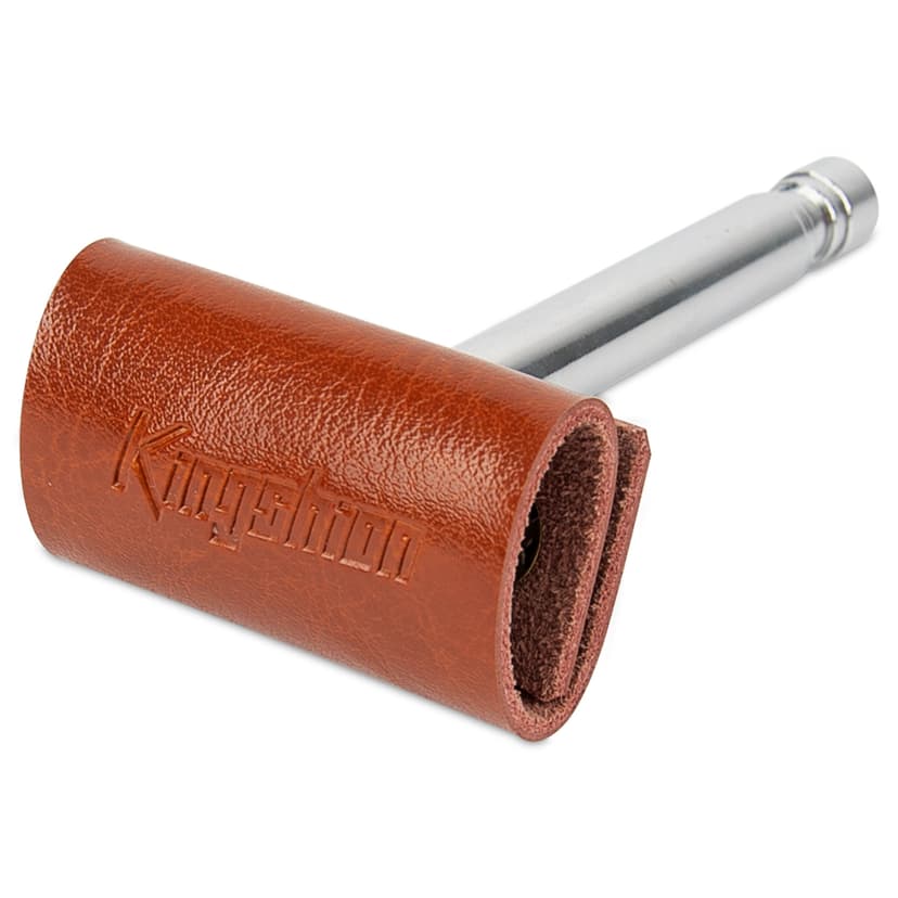 2 Pack Genuine Leather Safety Razor Protective Cover, Double Edge Razor Head Protecting Sheath, Blade Guard Shaving Travel Cover