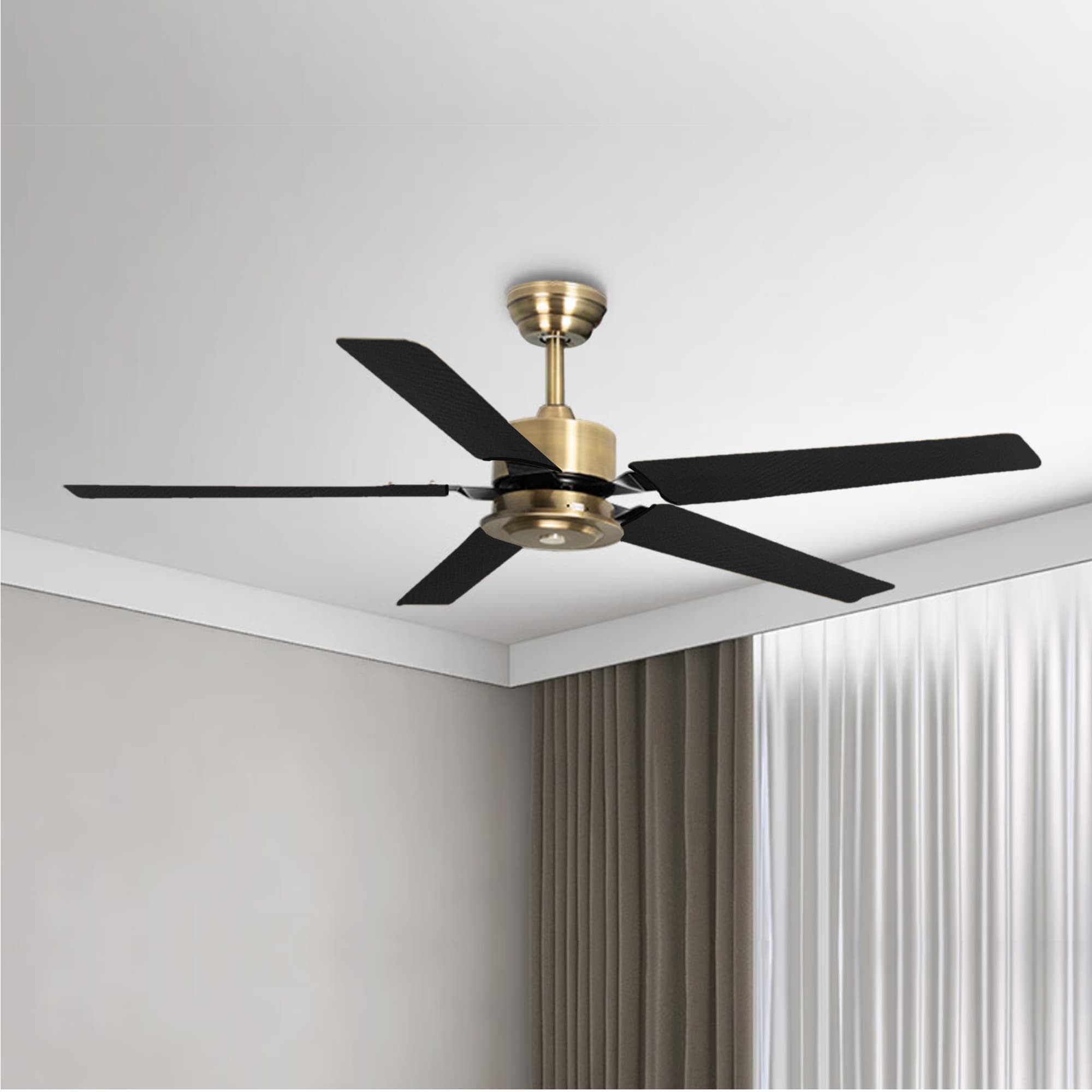 5 Pack Fan Blade Covers Suitable for Most Ceiling Fan Blades- Fits fan blades 5-6 " wide, 19.5 - 22" long - 4