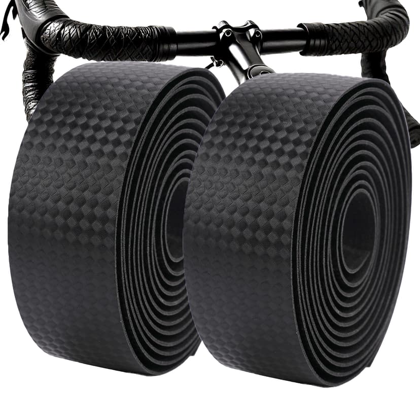RidingRush Bike Grip Tape, Bicycle Handlebar Tape, Non-Slip EVA Bar Tape for Road & Gravel Bikes, Shock Absorbing, Sweat Absorbent, Comfortable Grip, Easy to Install,  Long-Lasting