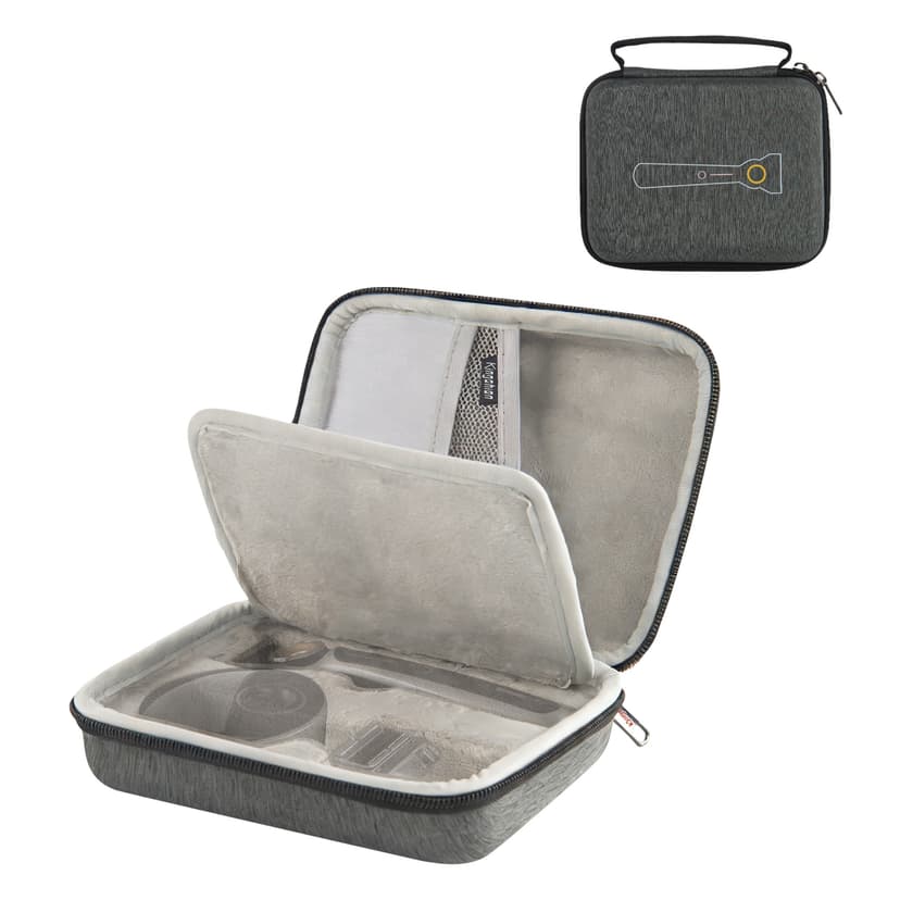 EVA Hard Case Compatible with Gillette Heated Razor and Accessories, Shockproof Travel Storage Box for Charging Dock, Charger, Razor Refills, Protective Divider, Portable Carrying Handle