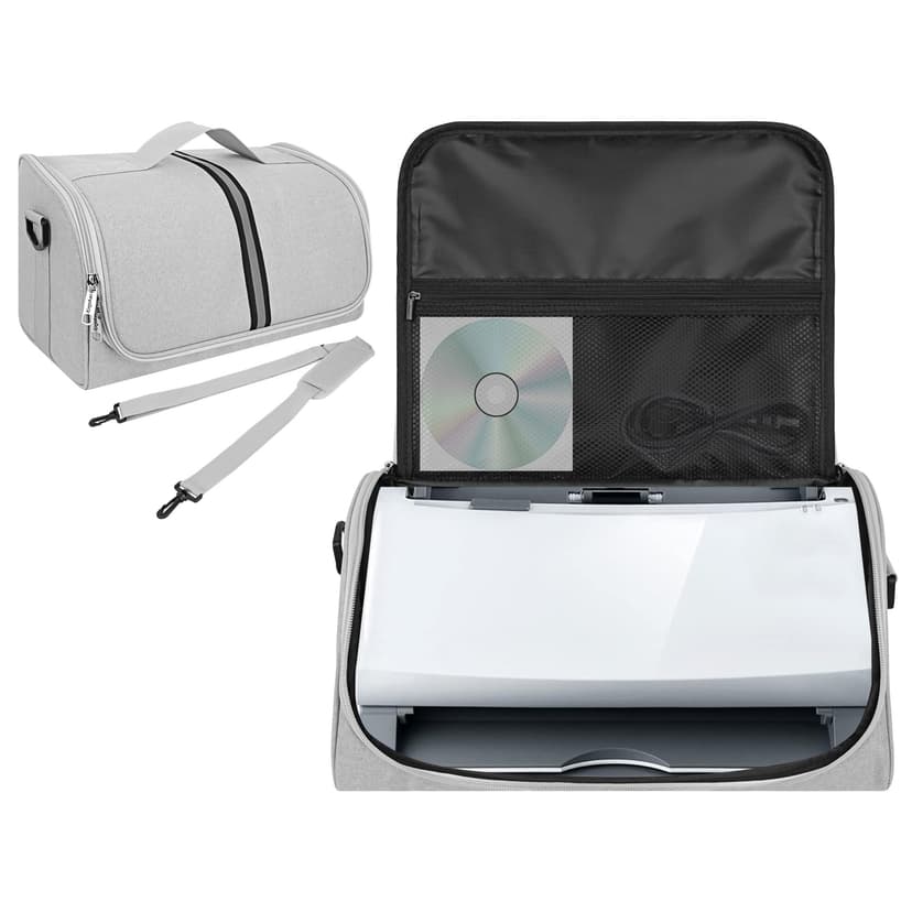 Kingshion Protective Scanner Carrying Case for Fujitsu iX1400/iX1500/iX1600, Fi Series, Plustek, Brother & Raven Scanners - Light Gray