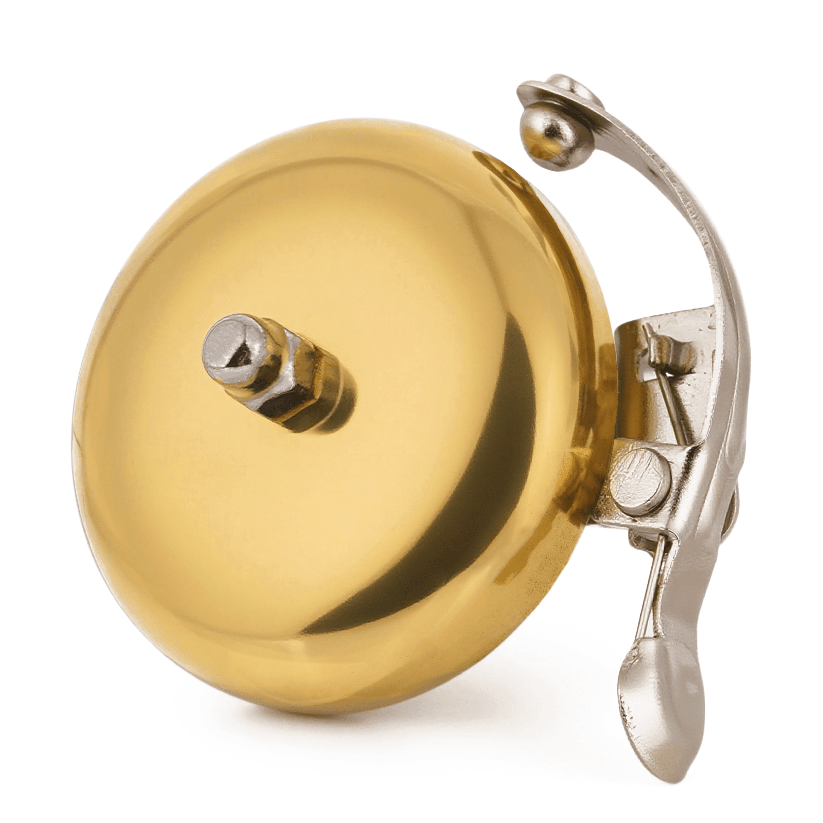 RidingRush Bicycle Bell for Adult Bikes, Brass Bike Bell Loud & Clear Sound Bicycle Bell for Adults & Kids Classic Design, Easy Installation Fits Mountain, Road, Folding Bikes and Scooters - 1