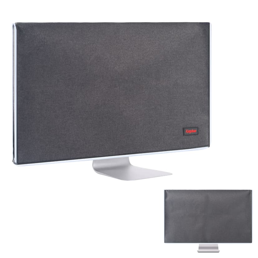 Monitor Dust Cover 24 inch Anti-Static Dustproof LCD/LED/HD Panel Case Computer Screen Protective Sleeve Compatible with iMac 24 inch PC, Desktop and TV, Black