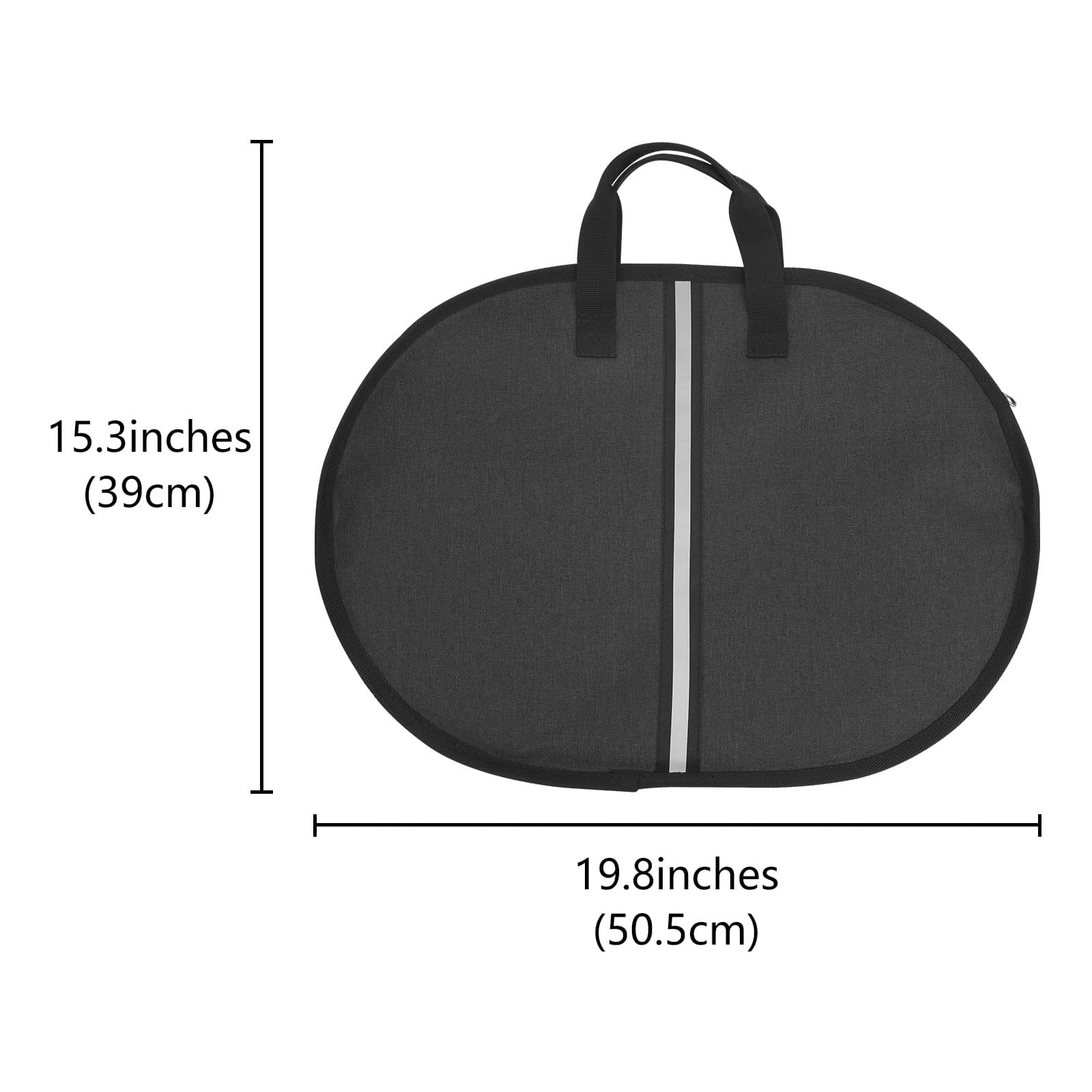 Kingshion Large Platter Storage Case - 20" x 15" - Stackable with Padded Interior - China Storage Containers for Plates and Serveware( Gray) - 2