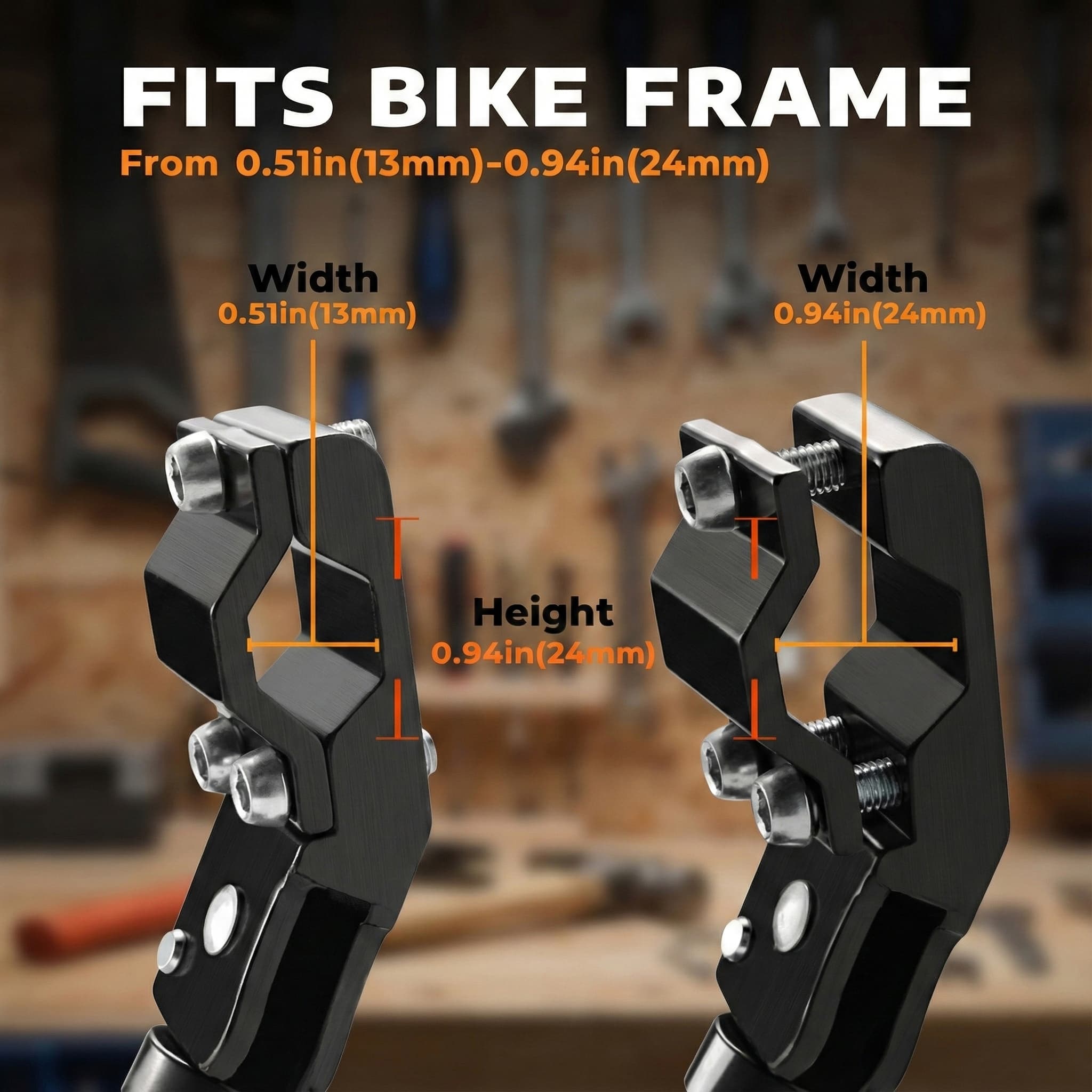 Riding Rush Adjustable Bike Kickstand for Kids Bike 16–26 Inch, Rear Mount Aluminum Bicycle Stand with Wide Anti-Slip Foot, Stable Support for Boys & Girls Mountain, Road & Hybrid Bikes - 6