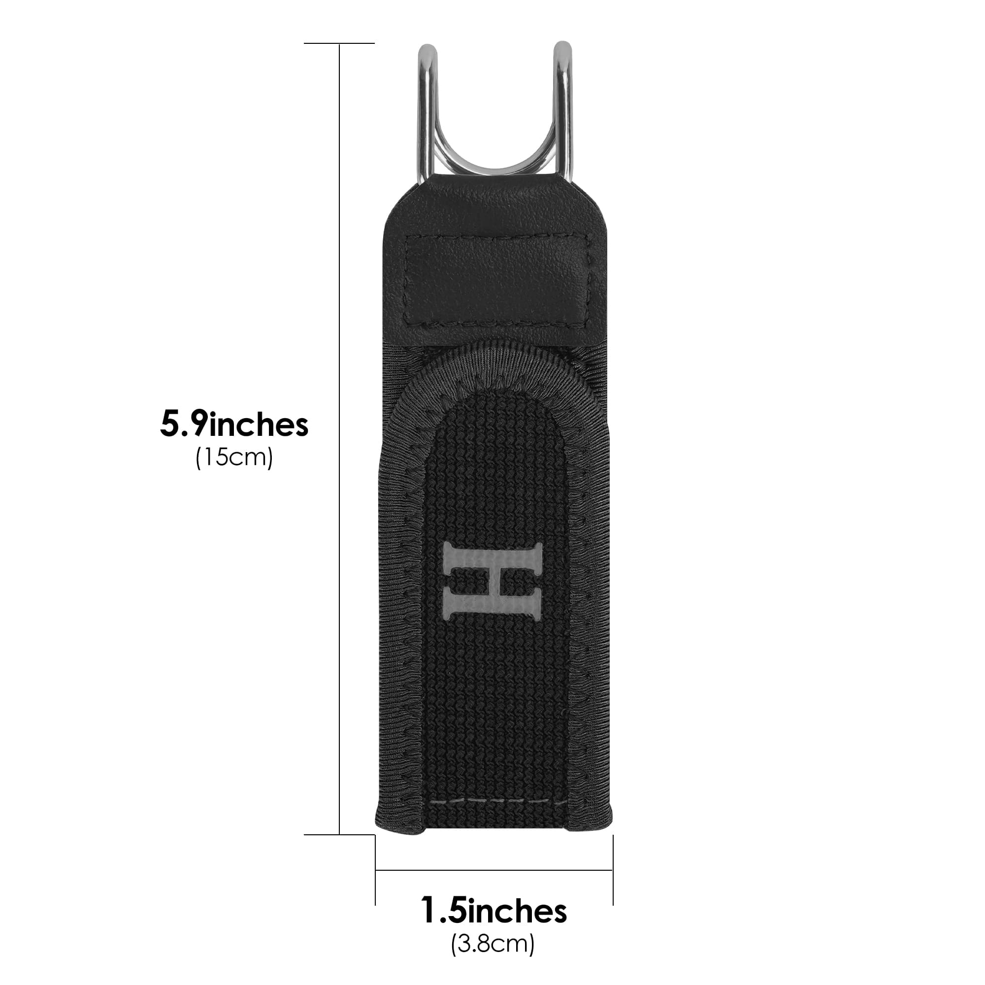 ReignSword 2 Pcs No Buckle Elastic Stretch Belt, Adjustable No Buckle Belts for Men and Women,  Invisible Buckleless Belts without Buttons for Jeans (Black) - 4