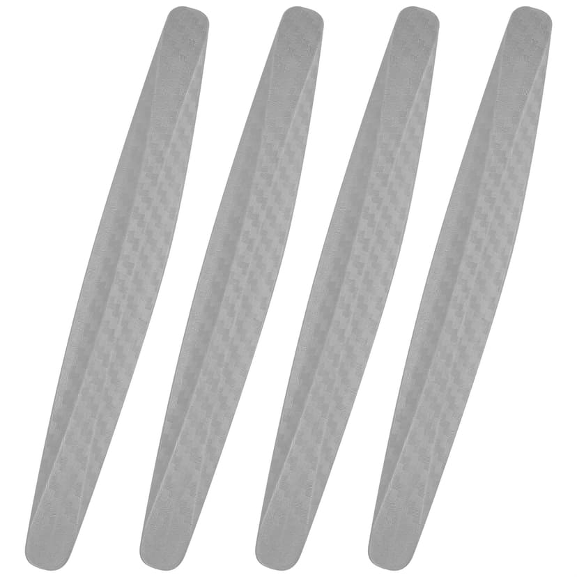 ReignSword 4 Pcs Car Door Edge Guards, Anti-Scratch Anti-Collision Self Adhesive Bumper Protector Trim Strip, Universal Car Exterior Accessories Door Guards for Cars Trucks SUVs (Gray)