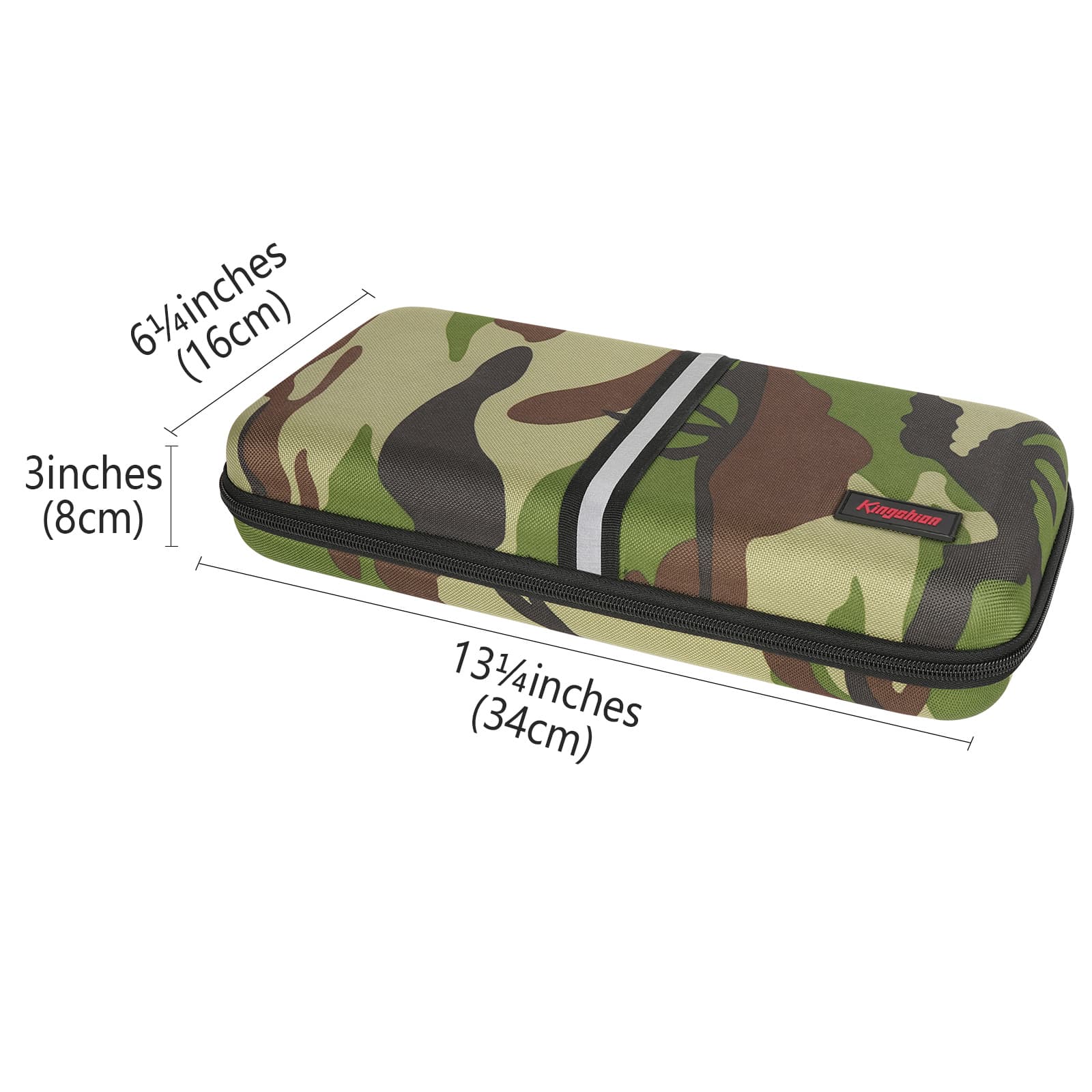 Kingshion Hard Shell Travel Bag, 75% Keyboard Case Compatible with Keychron K2,Melgeek,Logitech POP Keys Mechanical,MX Mechanical Mini Wireless Keyboard,84 Key Wireless Portable Keyboard - Camouflage - 3