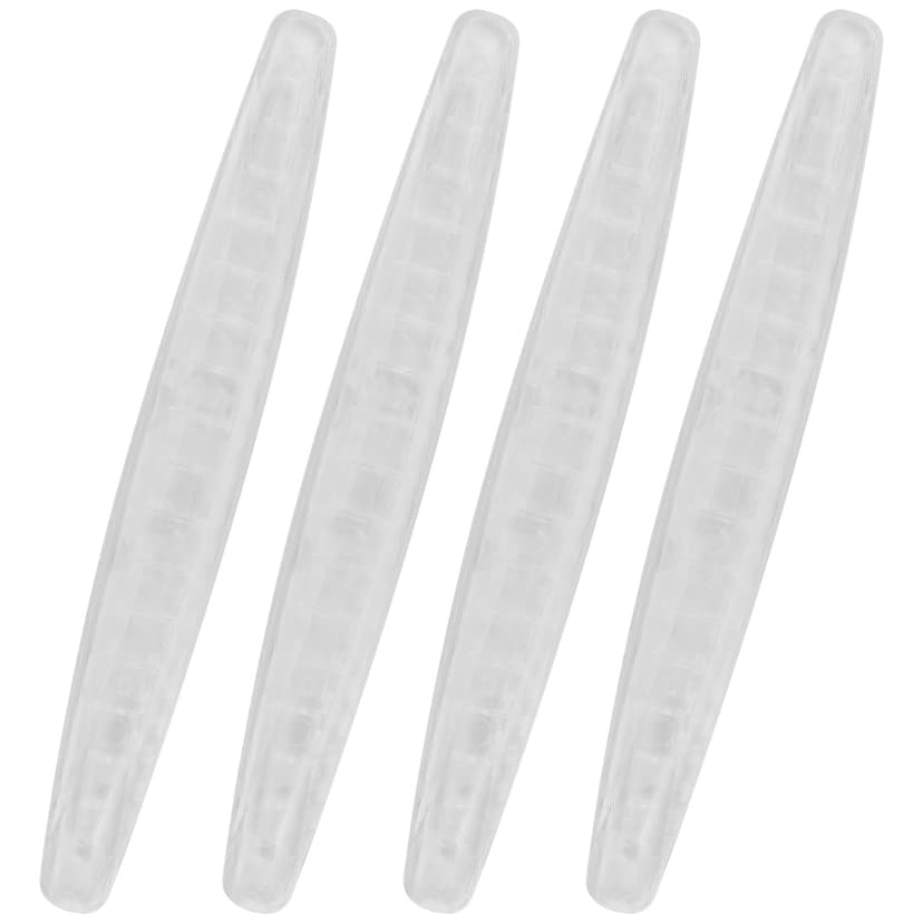 ReignSword 4 Pcs Car Door Edge Guards, Anti-Scratch Anti-Collision Self Adhesive Bumper Protector Trim Strip, Universal Car Exterior Accessories Door Guards for Cars Trucks SUVs (Clear)