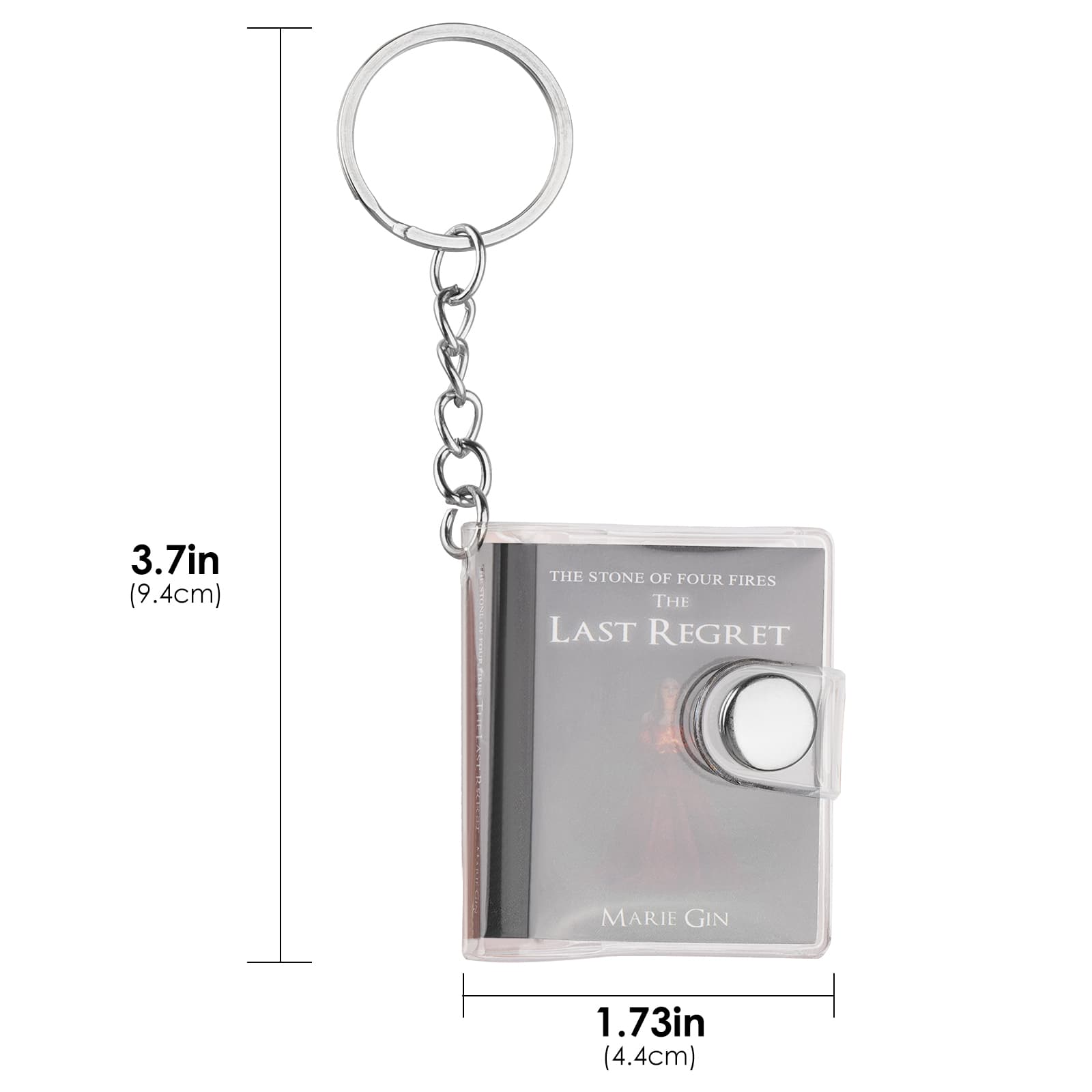 JANKOW Golden 6Pcs Mini Keychain Notebook - Portable Travel Diary Journal with Note Pads for Work, Personal & Mood Records (6PCS/Black) - 1