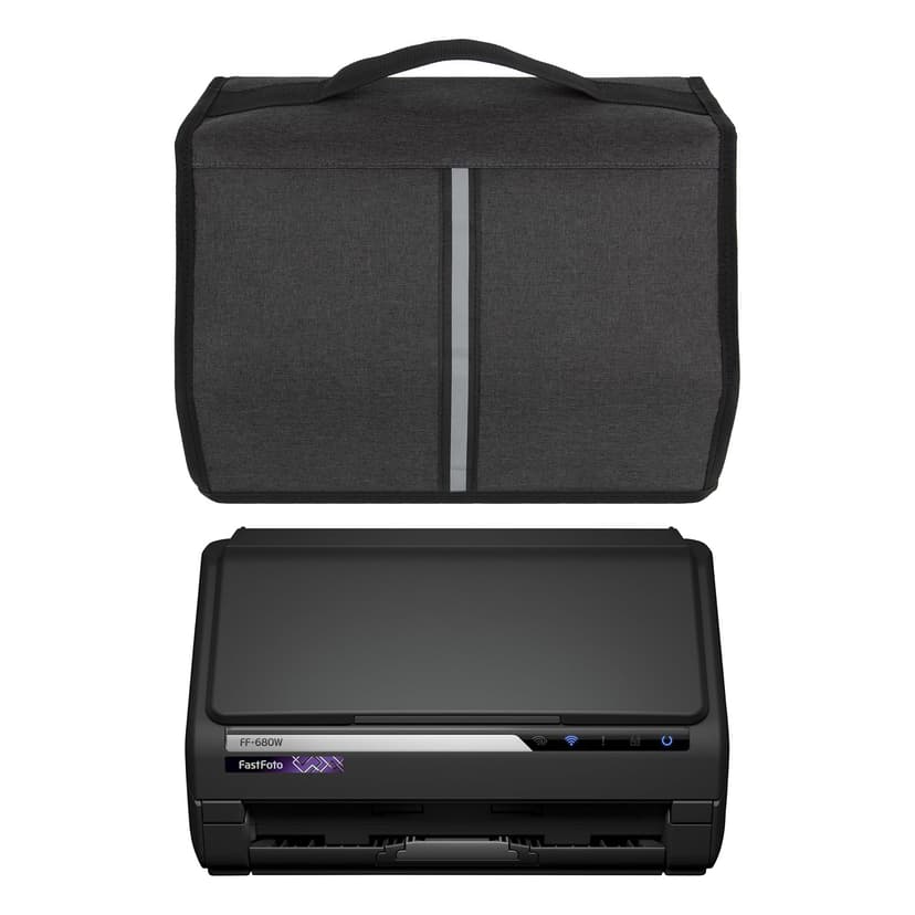 Kingshion Scanner Dust Cover Compatible with Epson FastFoto FF-680W / DS-530 / 770 / 870 / 970 / ES-400W / ES-500W Scanner Protector Wireless High-Speed Photo and Document Scanning System