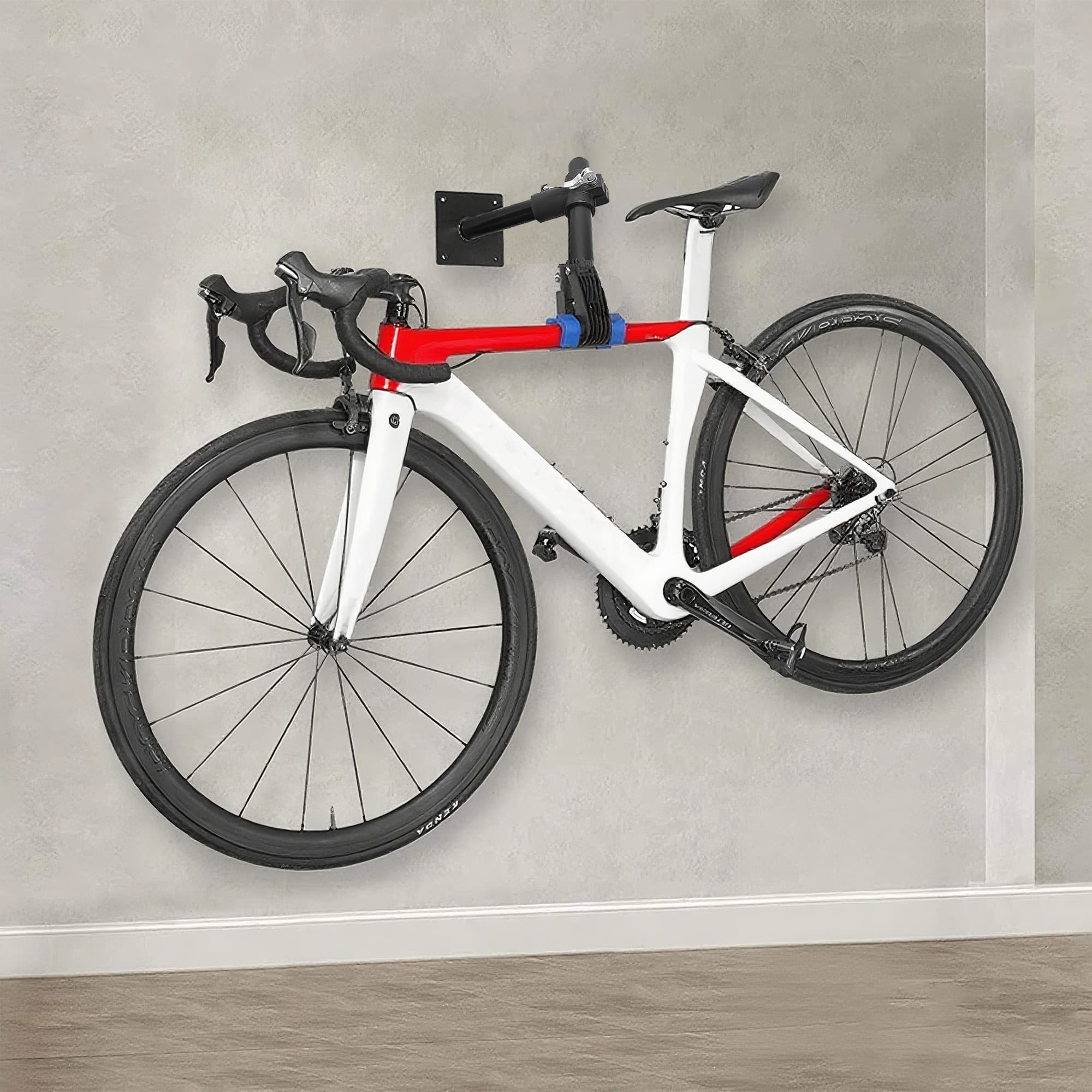 RidingRush Bike Work Stand – Heavy-Duty Floor Mounted Bicycle Repair Rack with Adjustable Clamp – Rotatable Bike Maintenance Stand for Home & Garage Use - 2