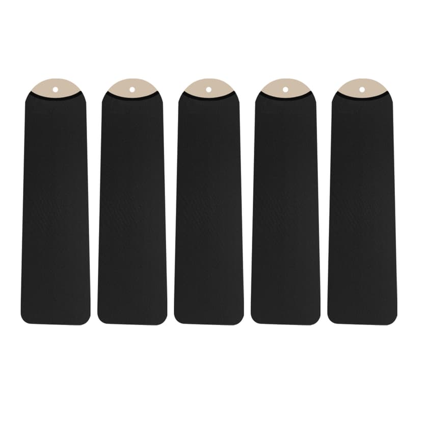Kingshion 5 Pack Fan Blade Covers Suitable for Most Ceiling Fan Blades- Fits fan blades 5-6 " wide, 19.5 - 22" long (Black)