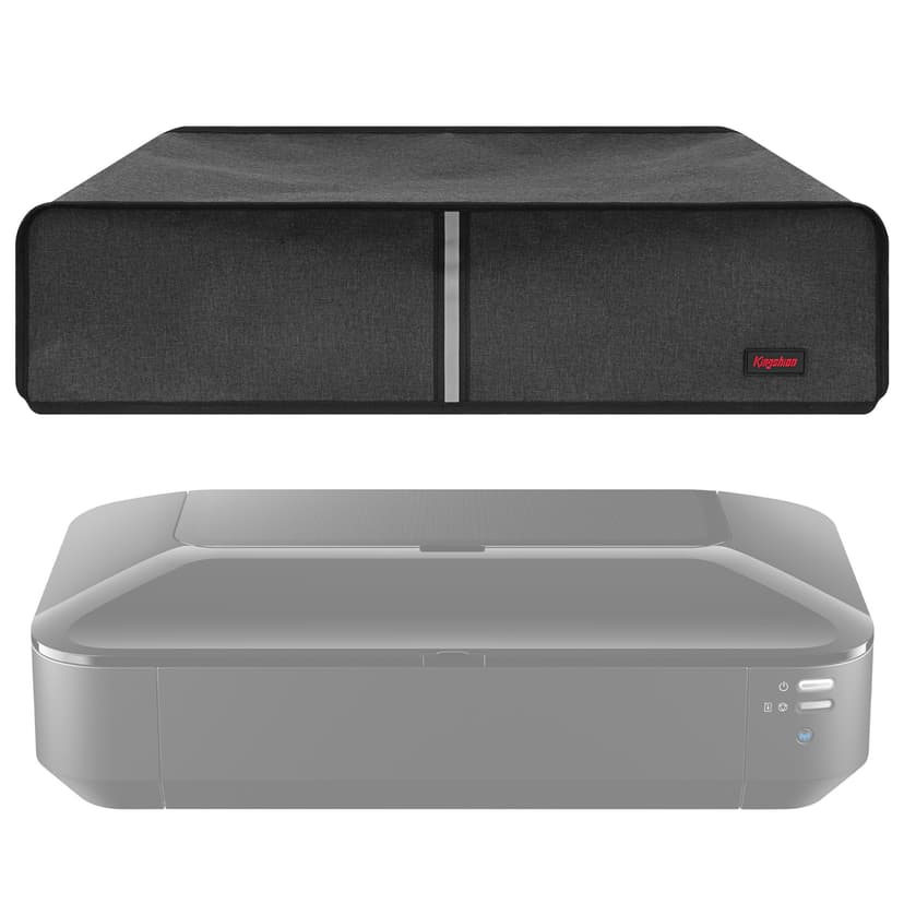 23" Countertop Printer Dust Cover Compatible with Canon Pixma IX6850, Splash Prevention Pet Hair Proof Protective Cover for Printer, Dark Grey